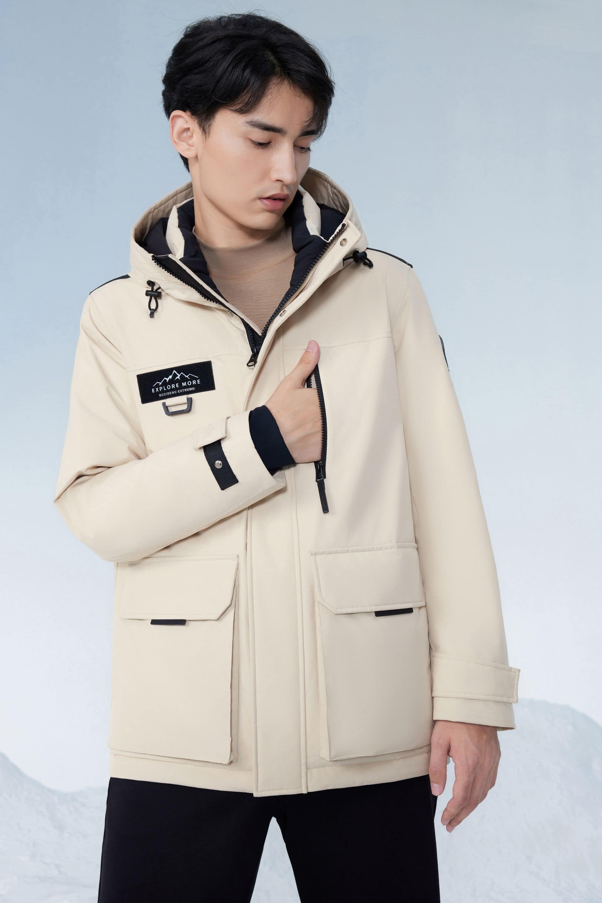 Extreme Short Goose Down Jacket With Hood - Image 24