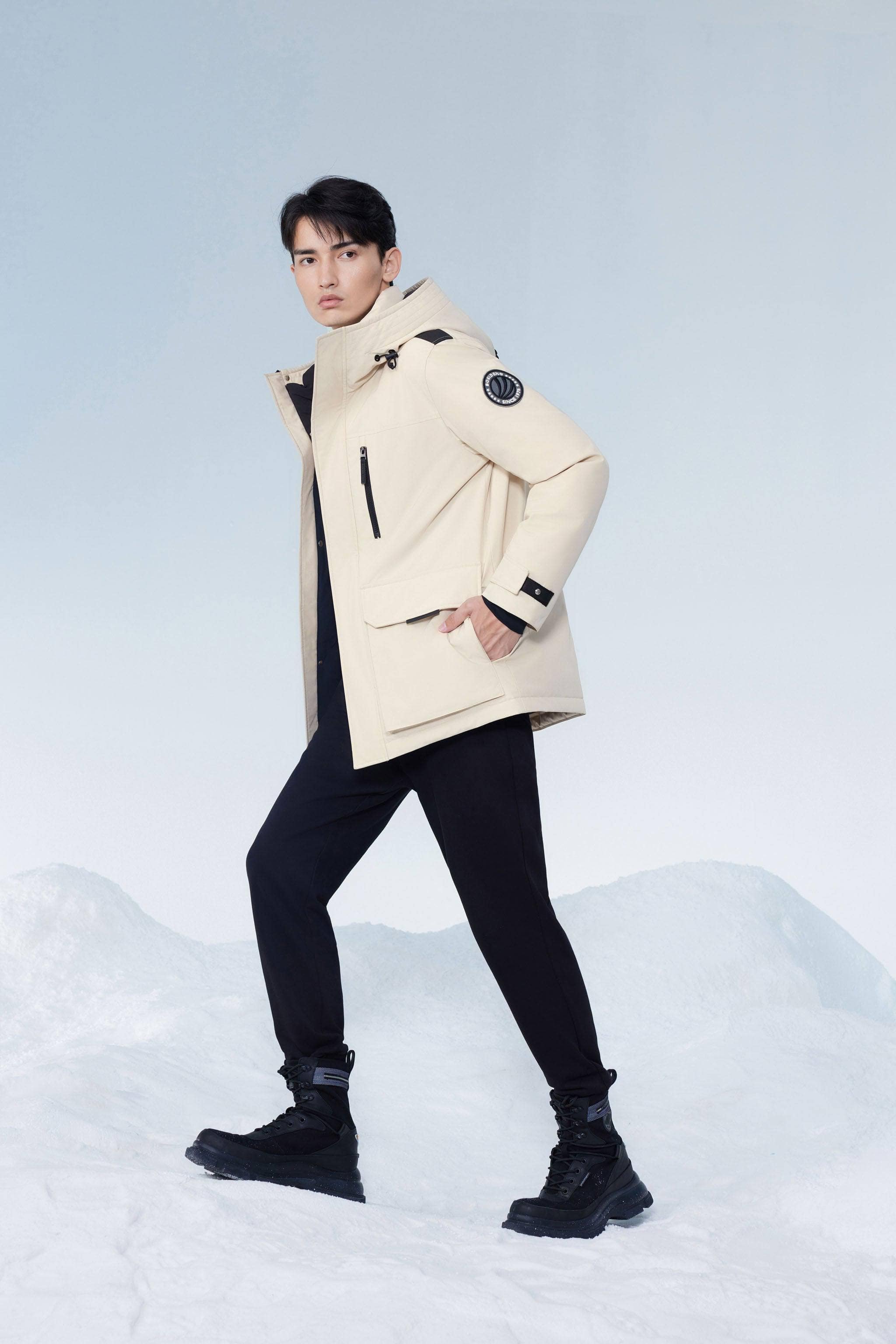 Extreme Short Goose Down Jacket With Hood - Image 25
