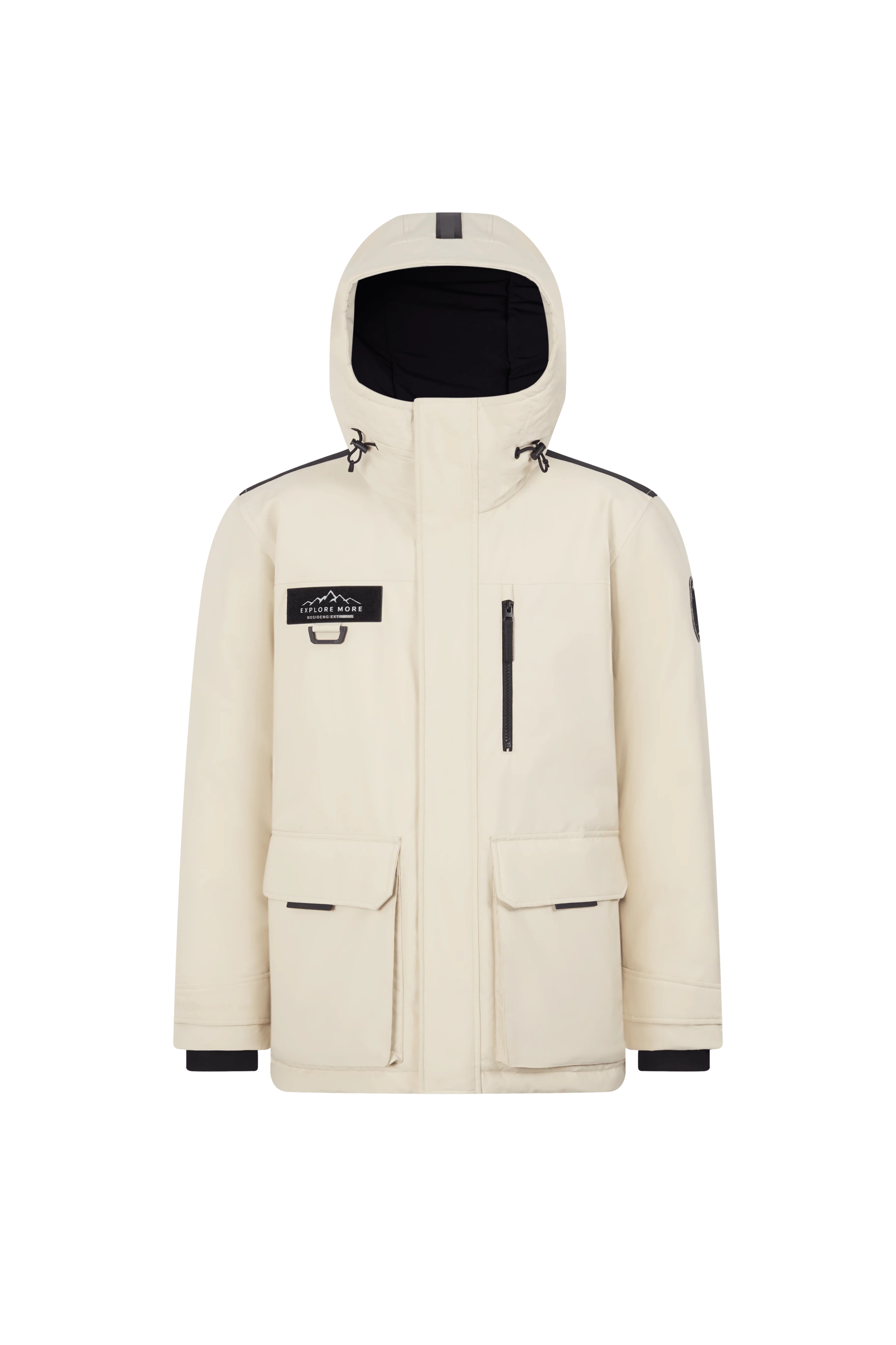 Extreme Short Goose Down Jacket With Hood - Image 27