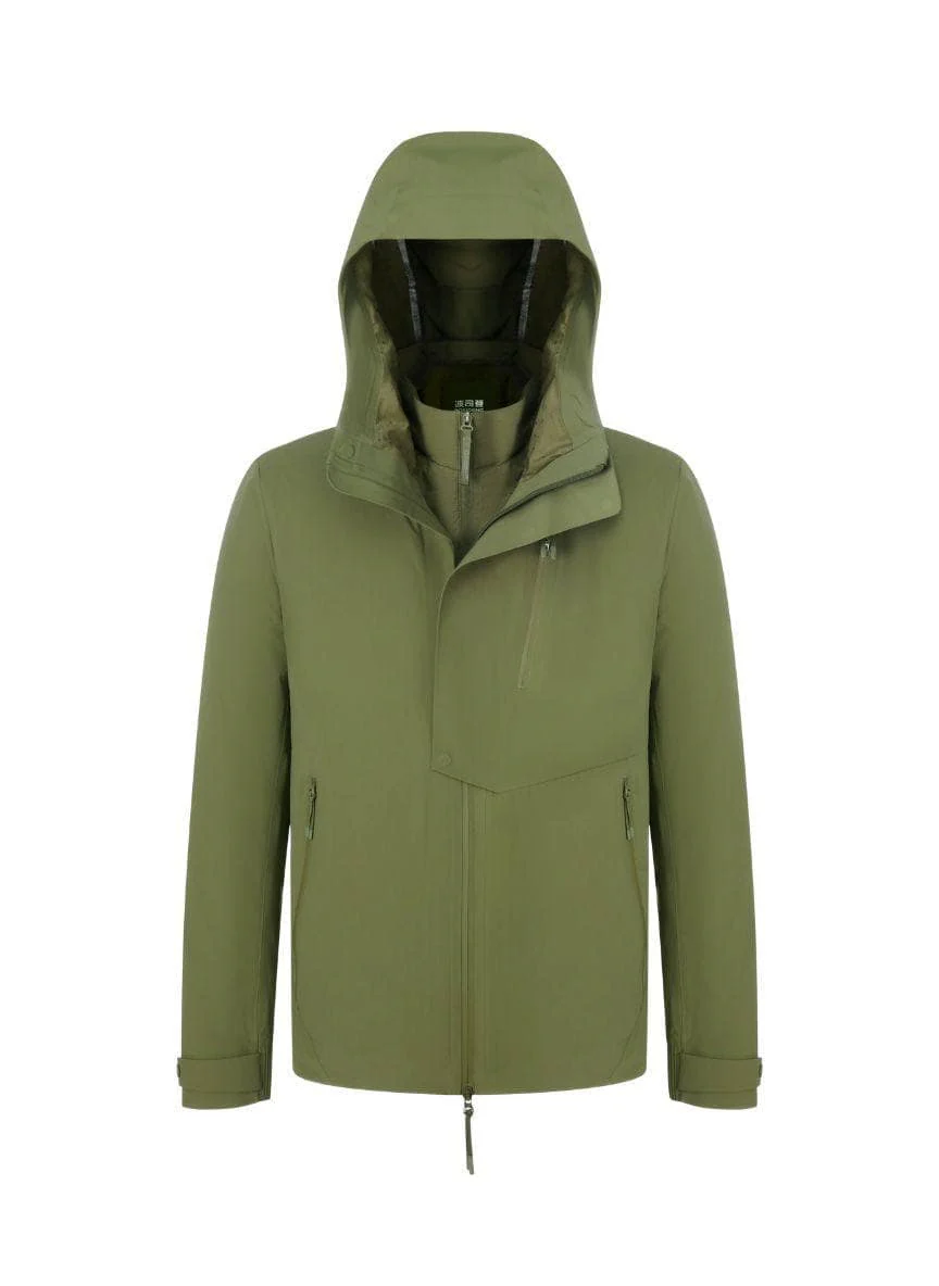 Short Hooded Goose Down Jacket - Image 3