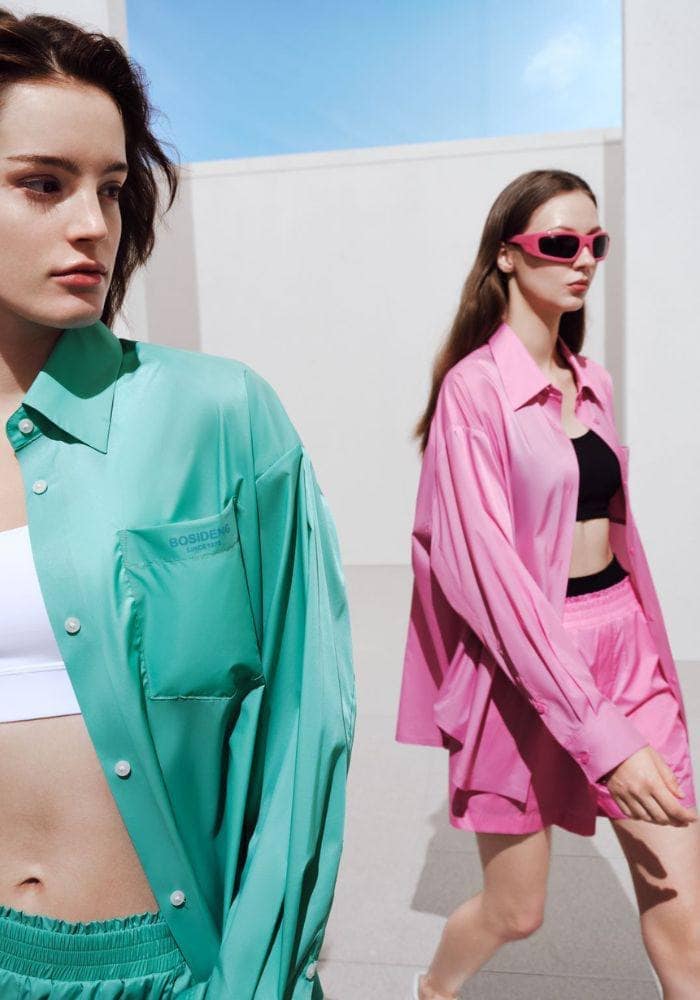 Silk Blend Summer Protection Relaxed Shirt - Image 4