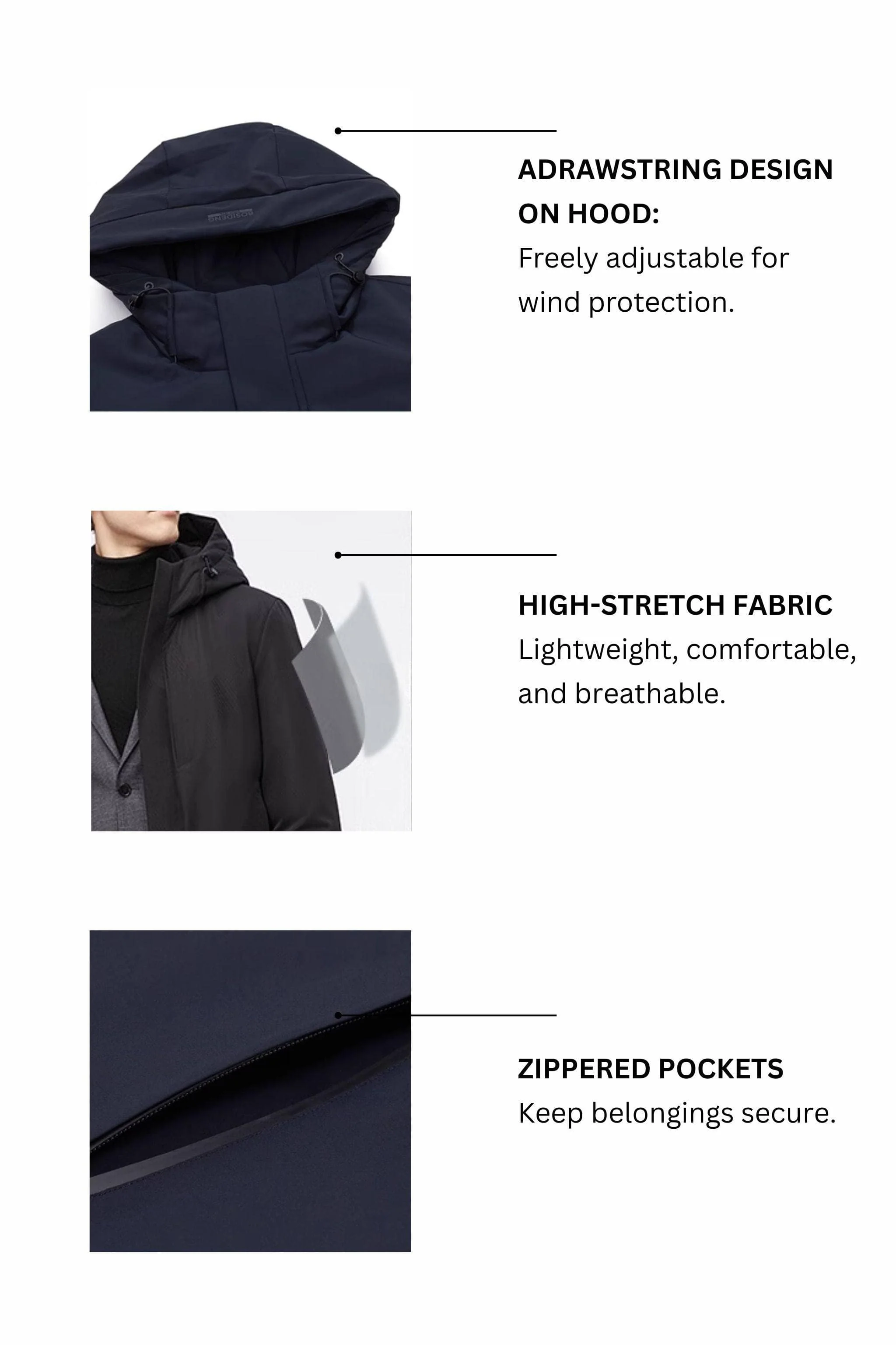 Versatile Business Goose Down Short Jacket - Image 10