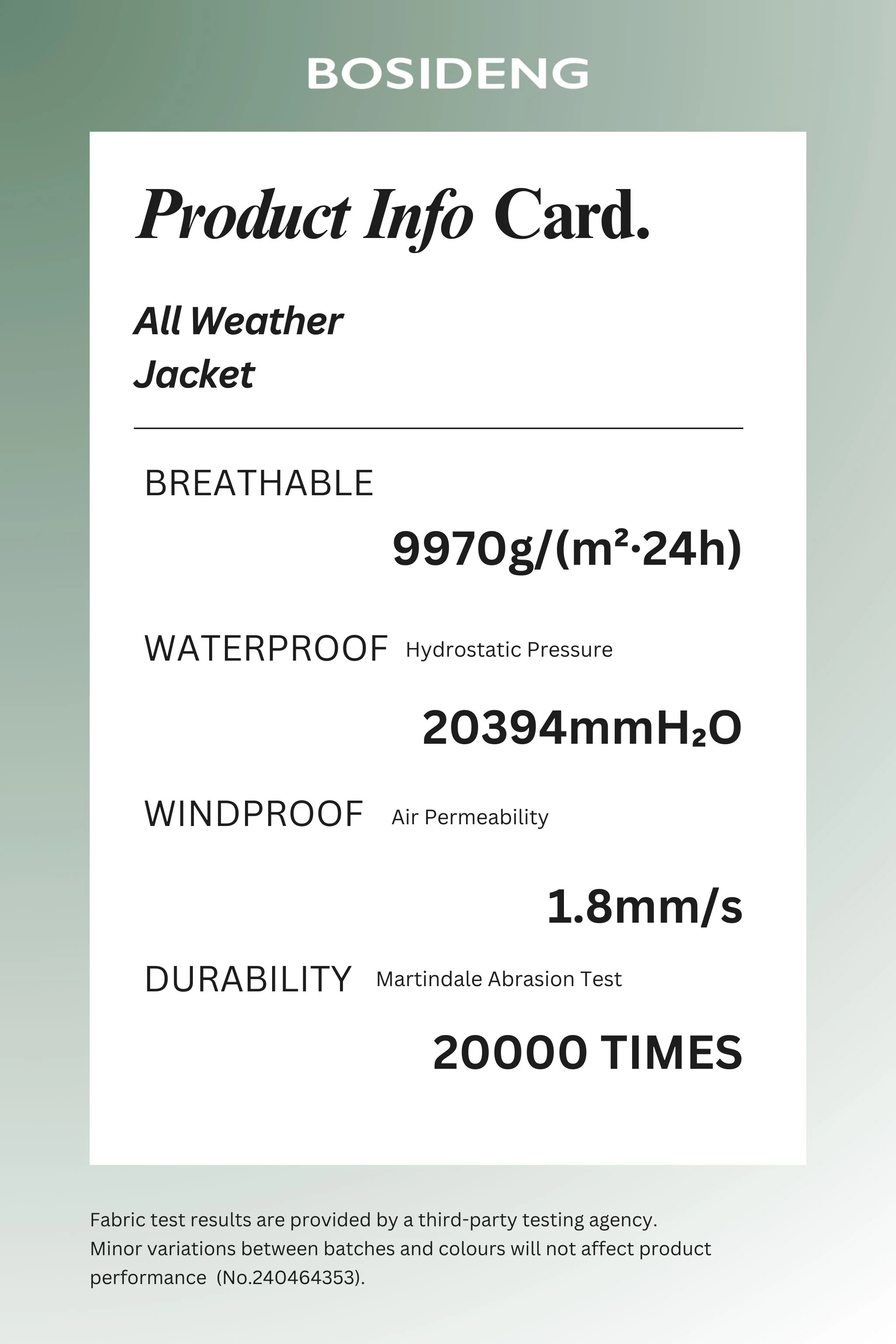 Womens All Weather Jacket 2212 - Image 10