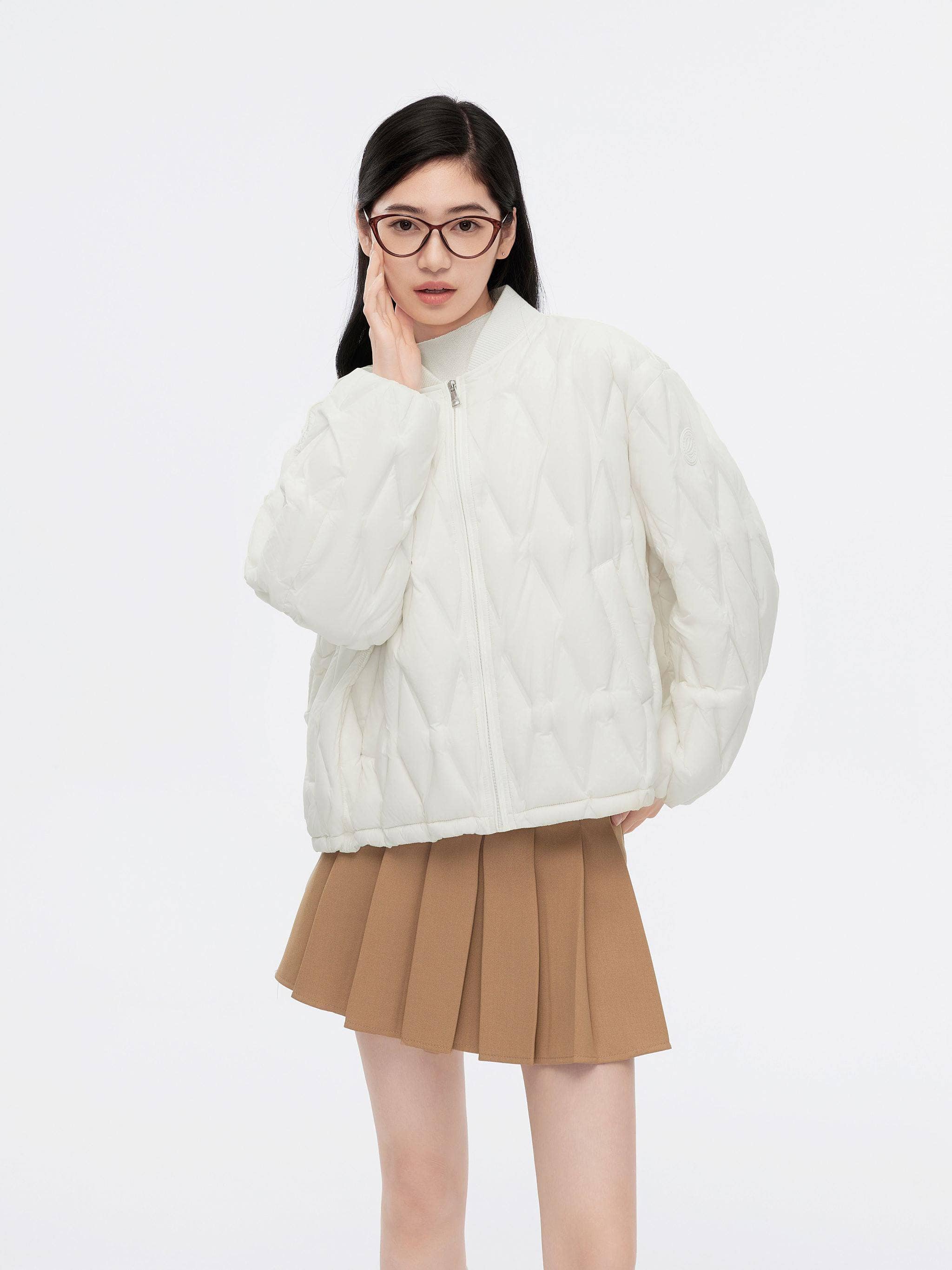 Women's Baseball Down Jacket 5306 - Image 11