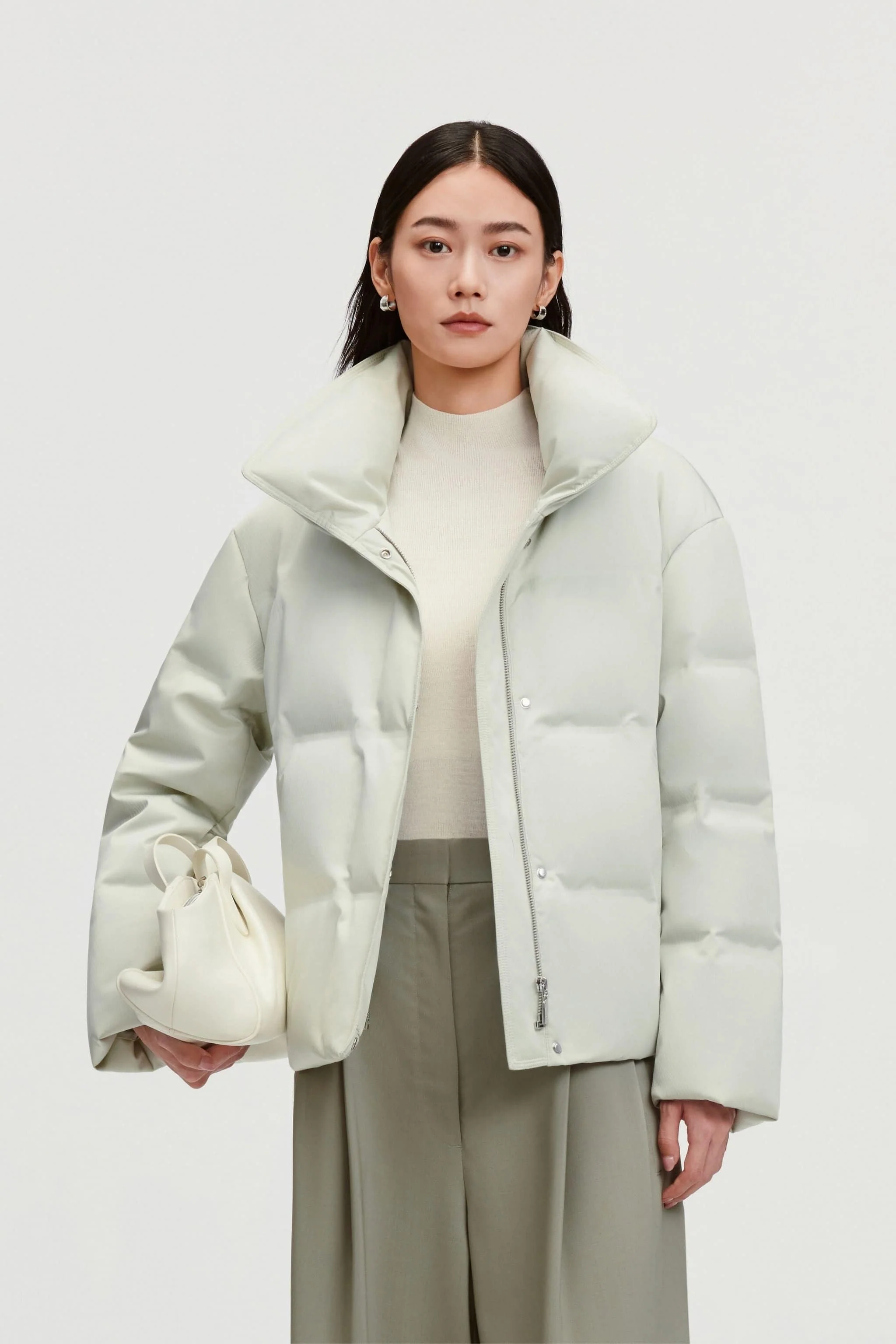 Women's Business Classic Goose Down Jacket With Lapel 112 - Image 10