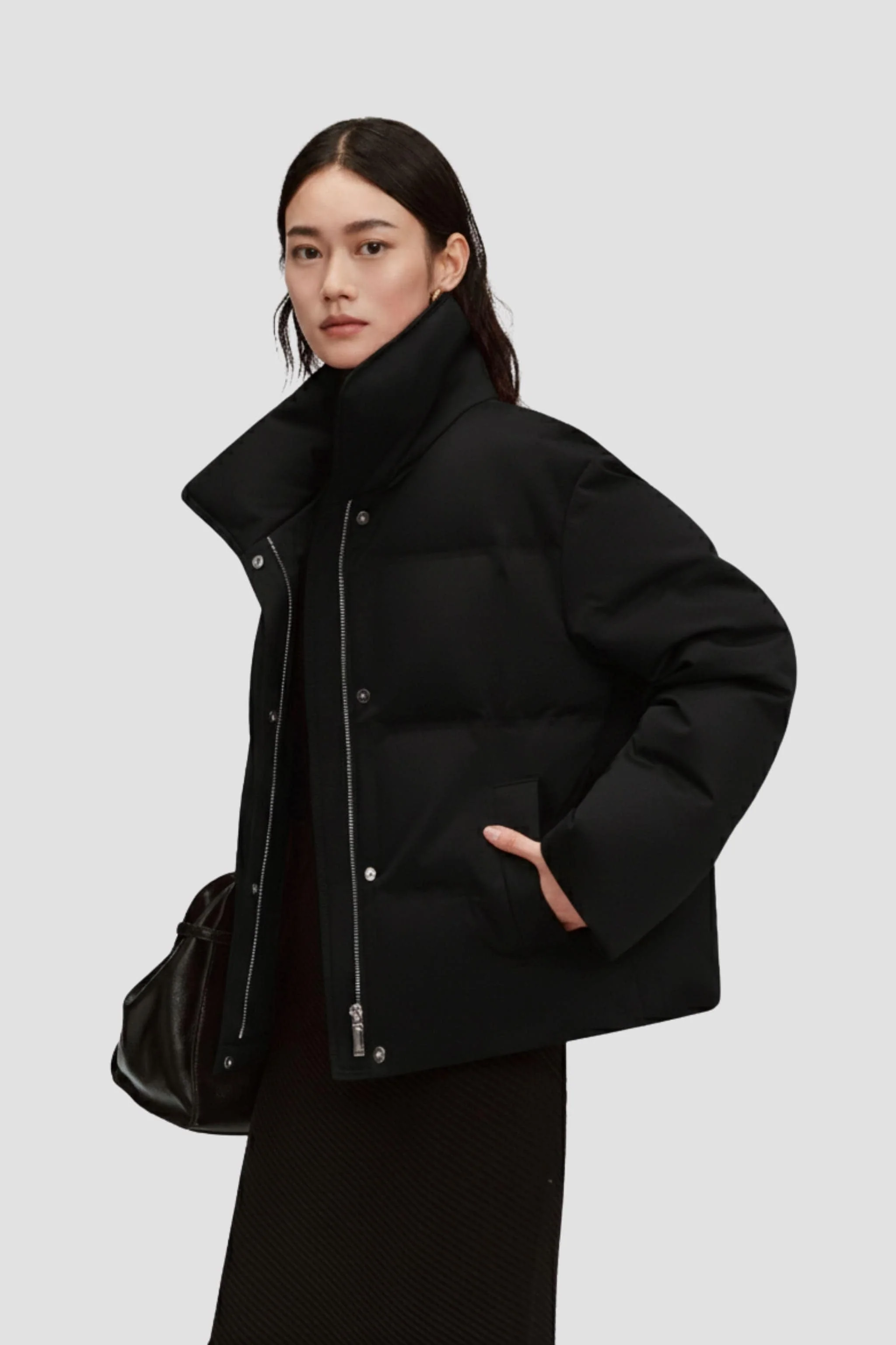 Women's Business Classic Goose Down Jacket With Lapel 112 - Image 20