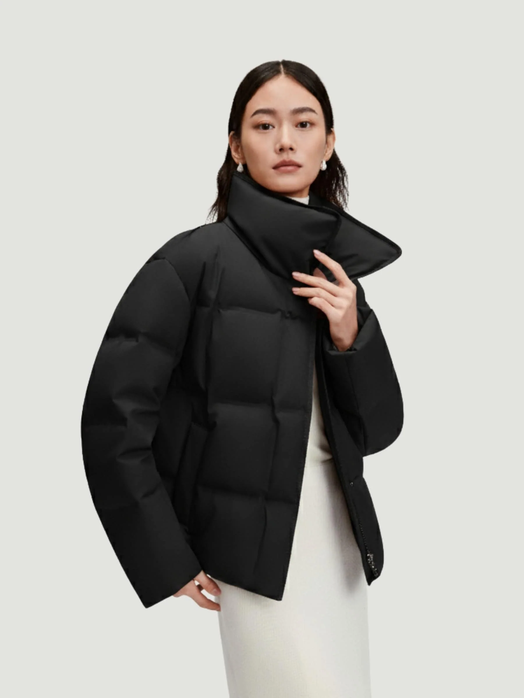Women's Business Classic Goose Down Jacket With Lapel 112 - Image 22