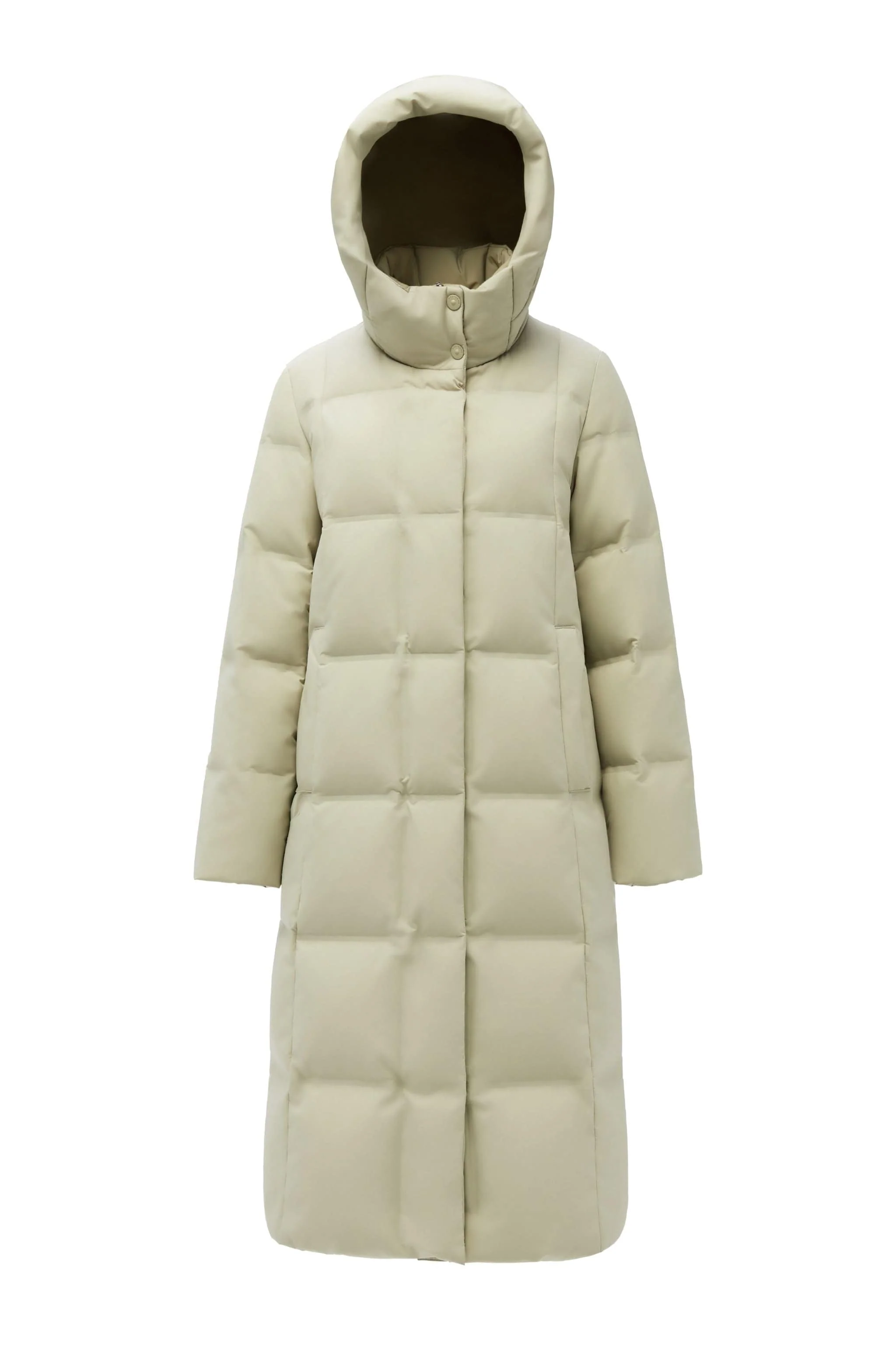 Women's Business Classic Long Quilted Goose Down Jacket 174 - Image 15