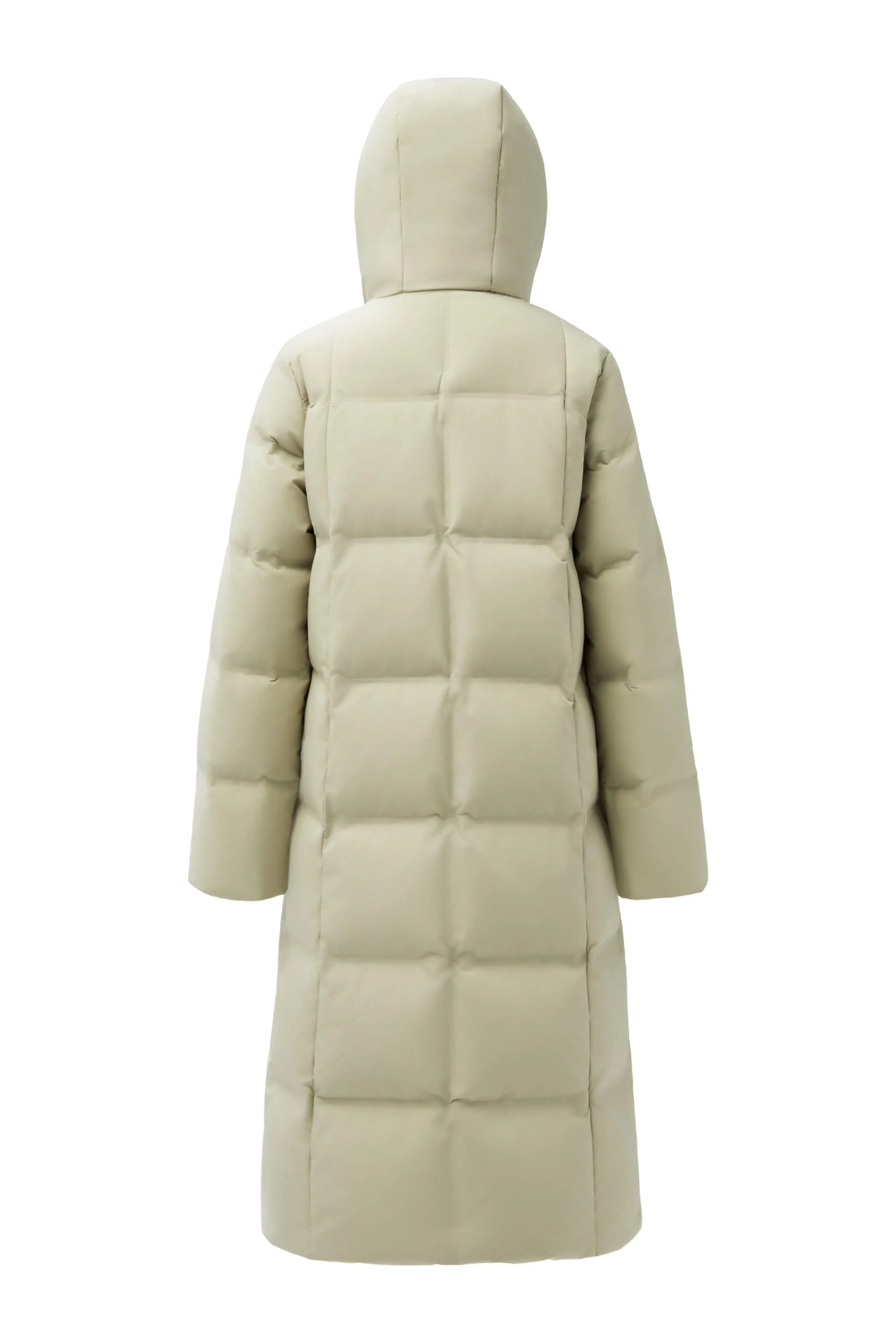 Women's Business Classic Long Quilted Goose Down Jacket 174 - Image 16