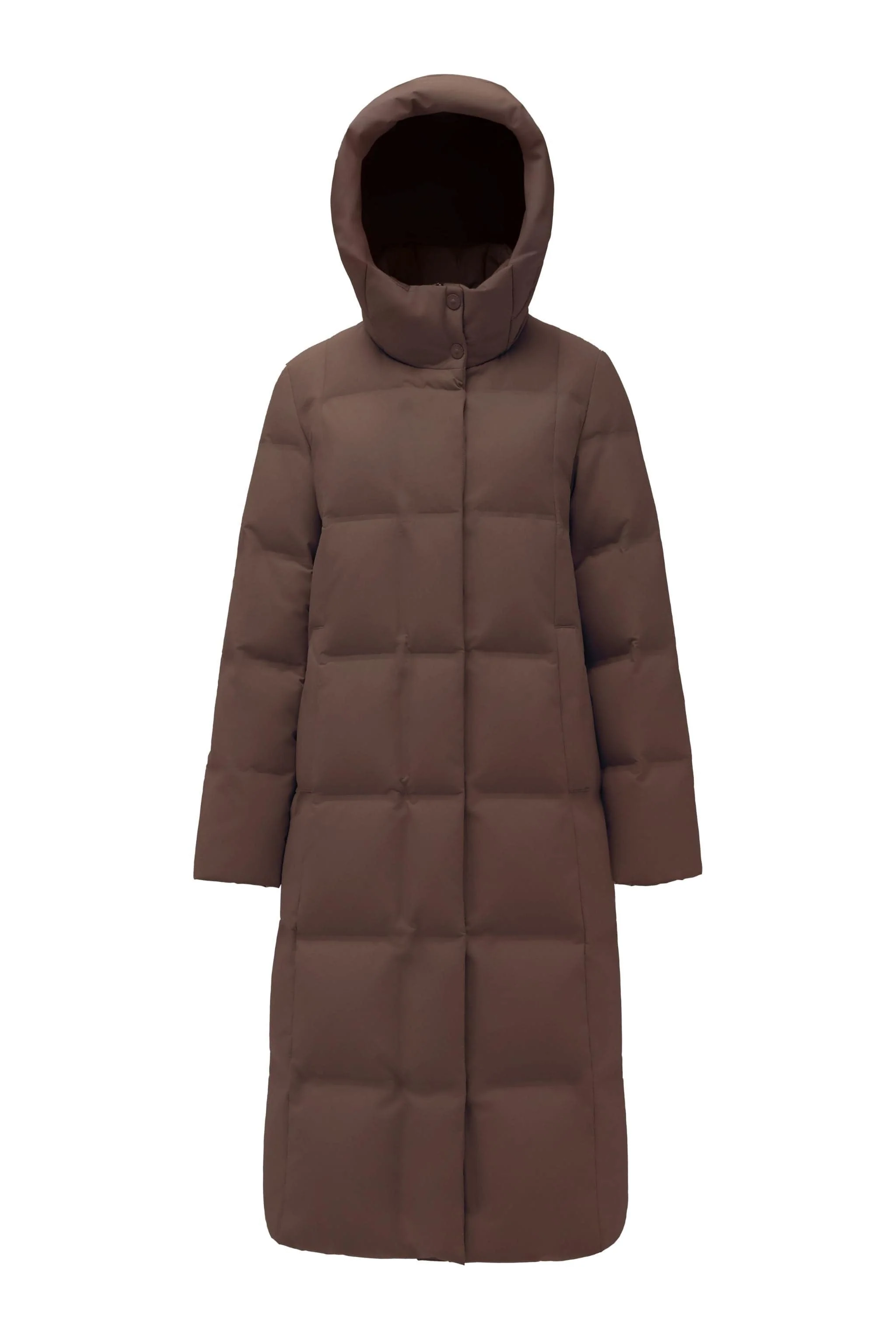Women's Business Classic Long Quilted Goose Down Jacket 174 - Image 5