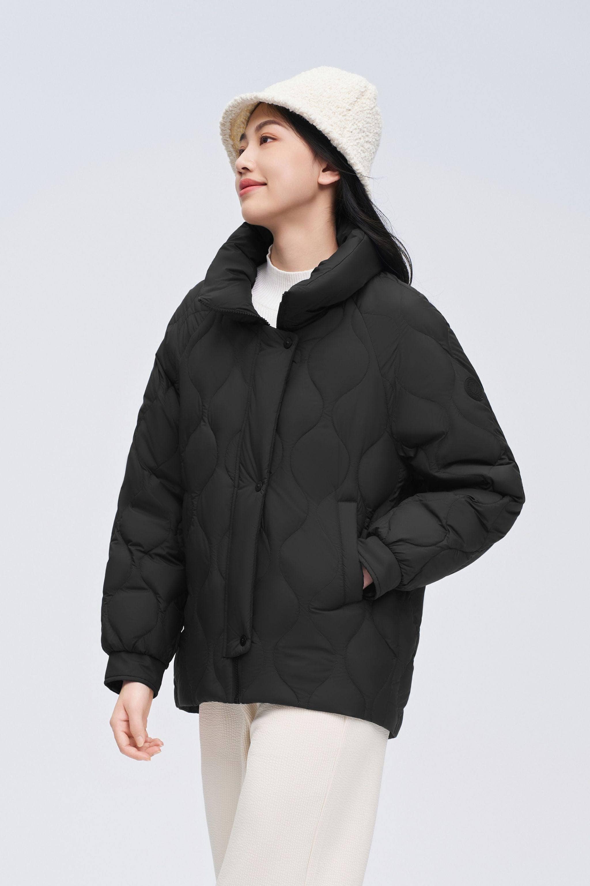 Women's Contrast Piping Weightless Down Jacket - Image 14