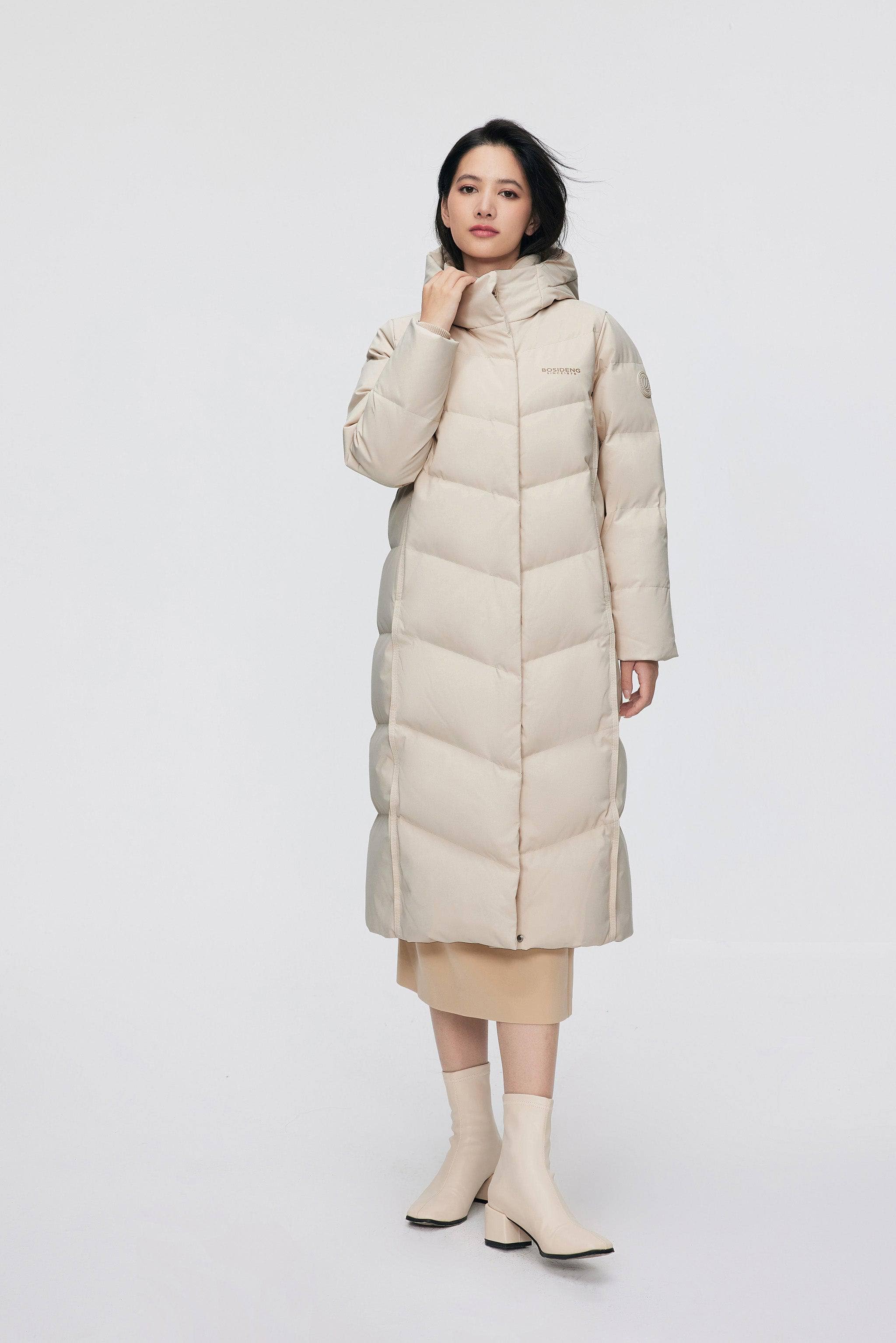 Women's full length down coat 5176 - Image 2