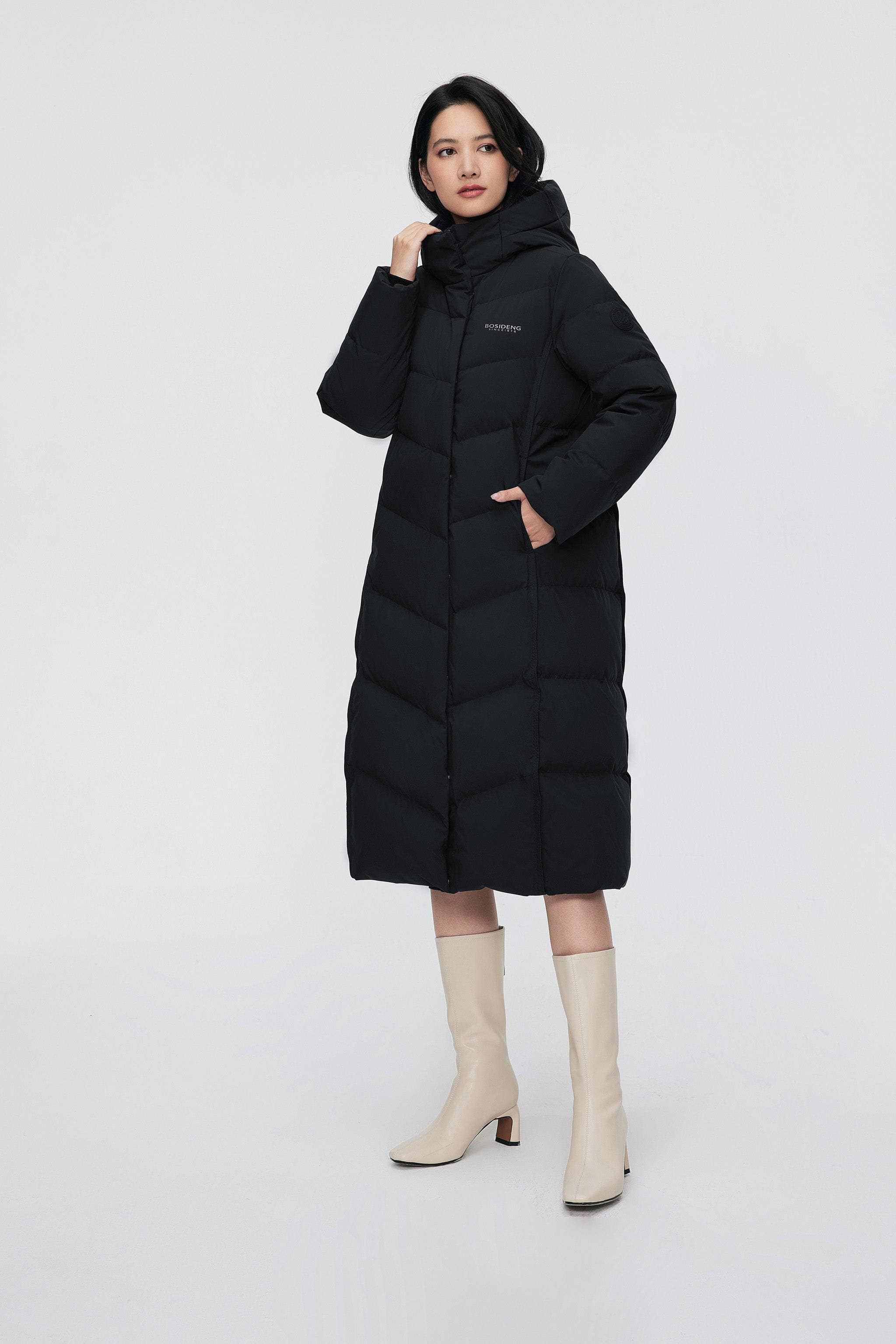 Women's full length down coat 5176 - Image 25