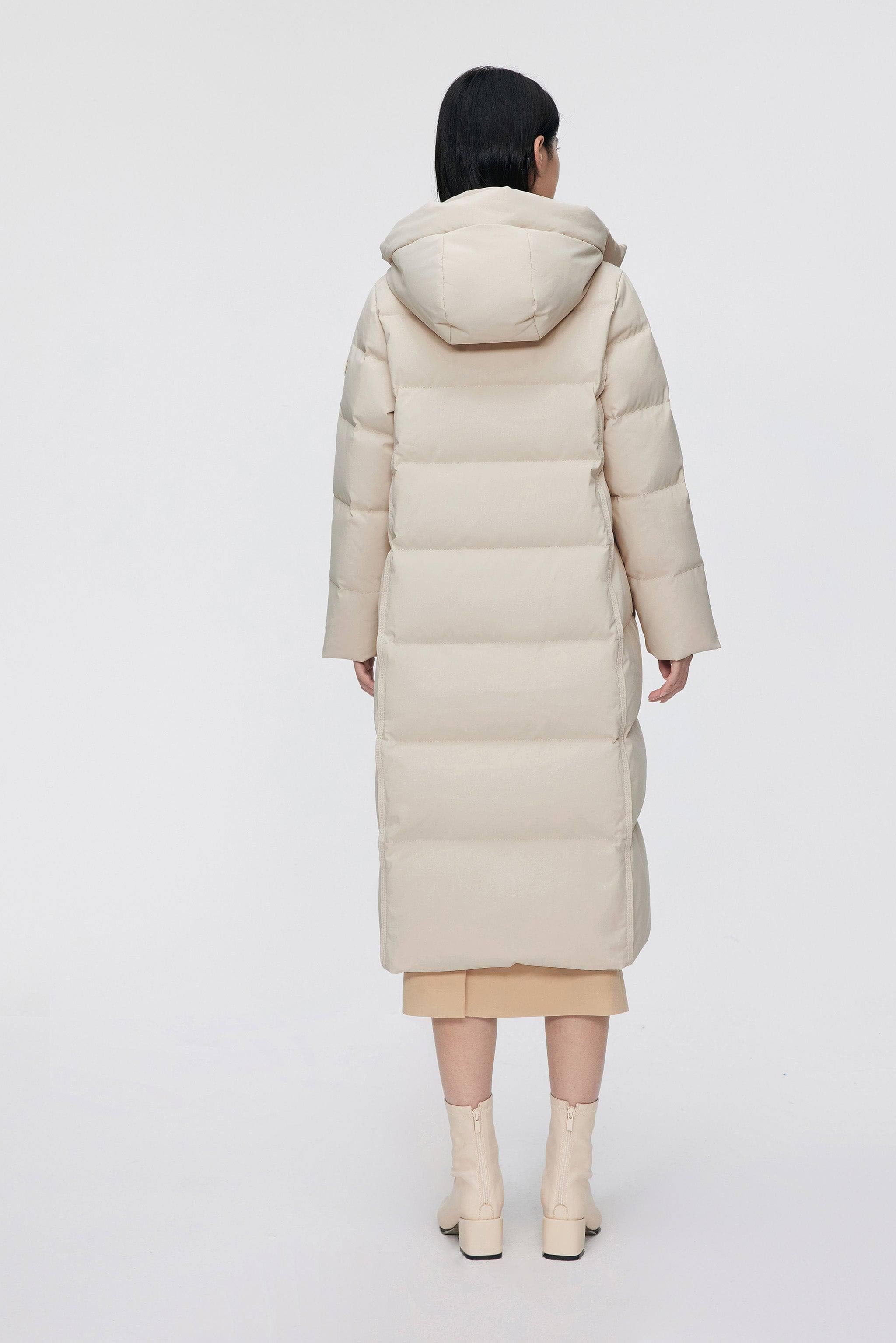 Women's full length down coat 5176 - Image 3
