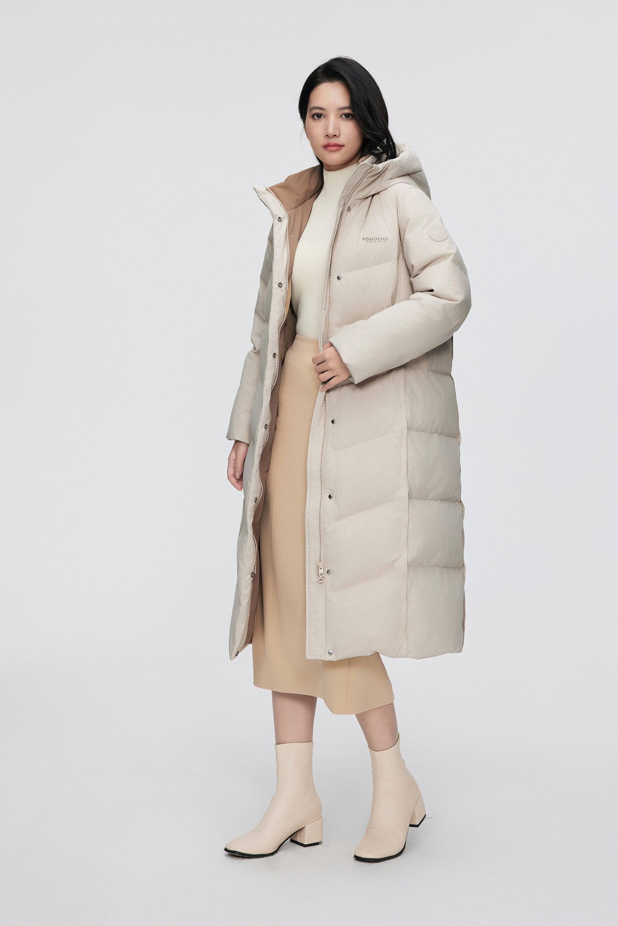 Women's full length down coat 5176 - Image 4