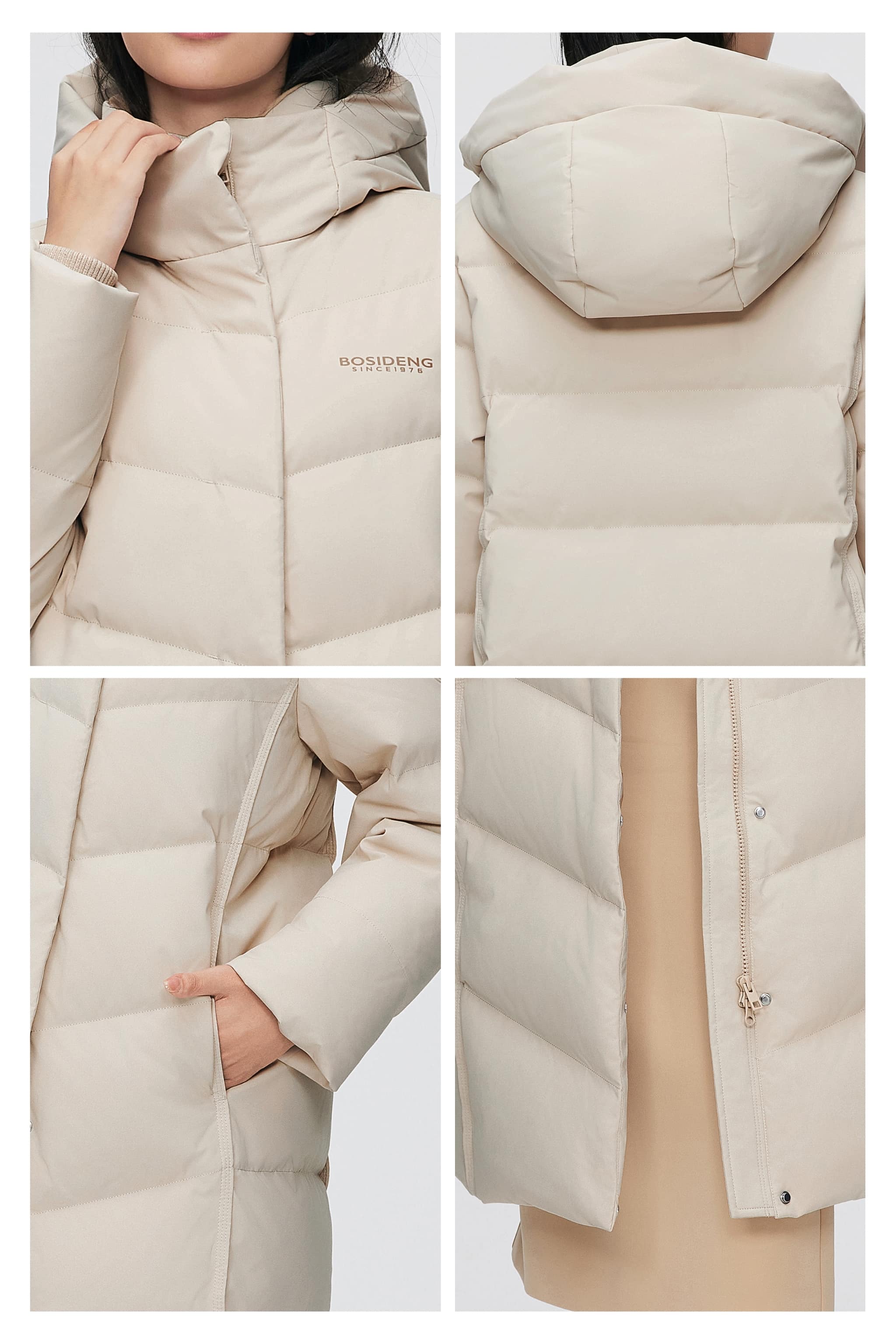Women's full length down coat 5176 - Image 6