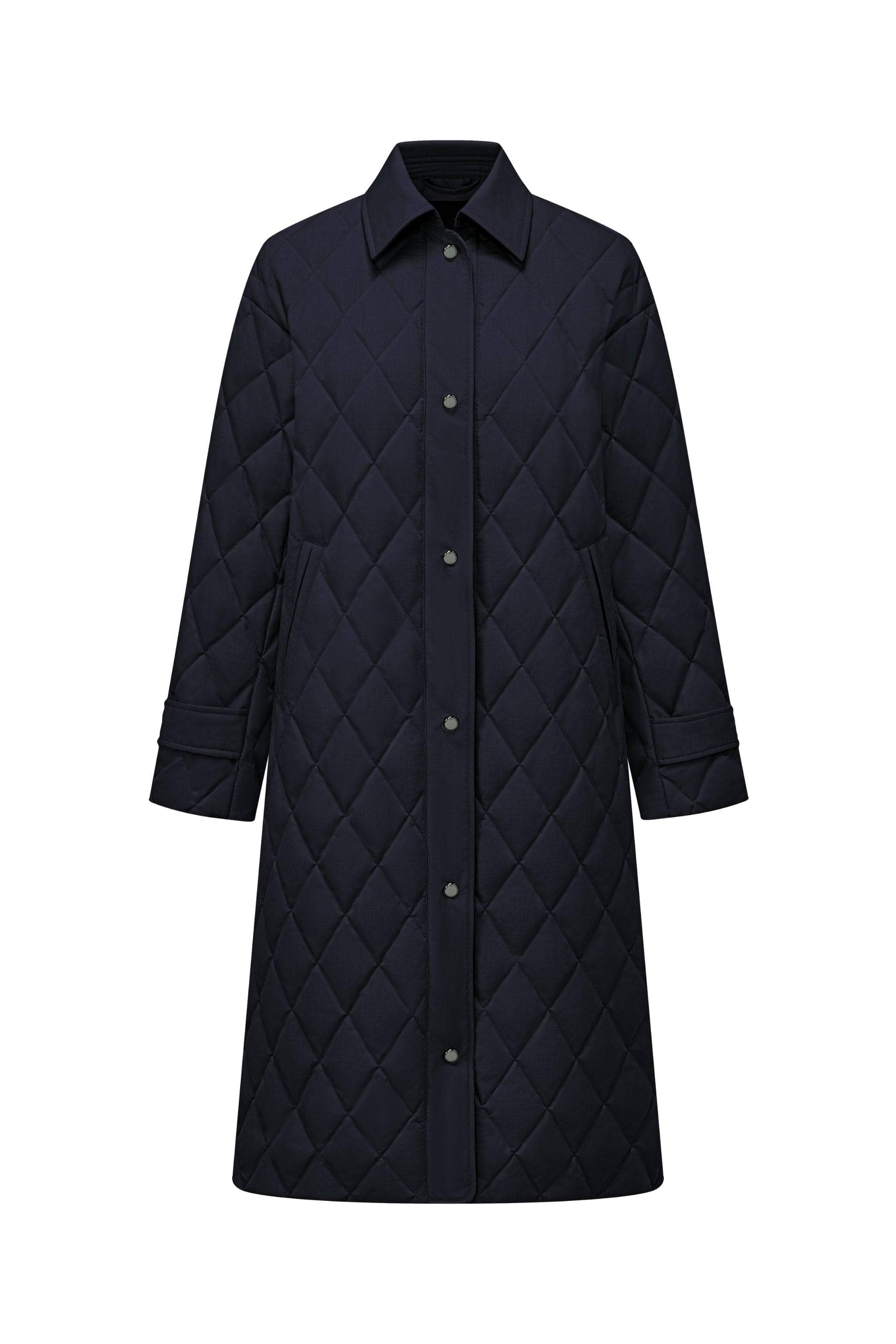 Women's Full Length Goose Down Quilted Jacket - Image 5