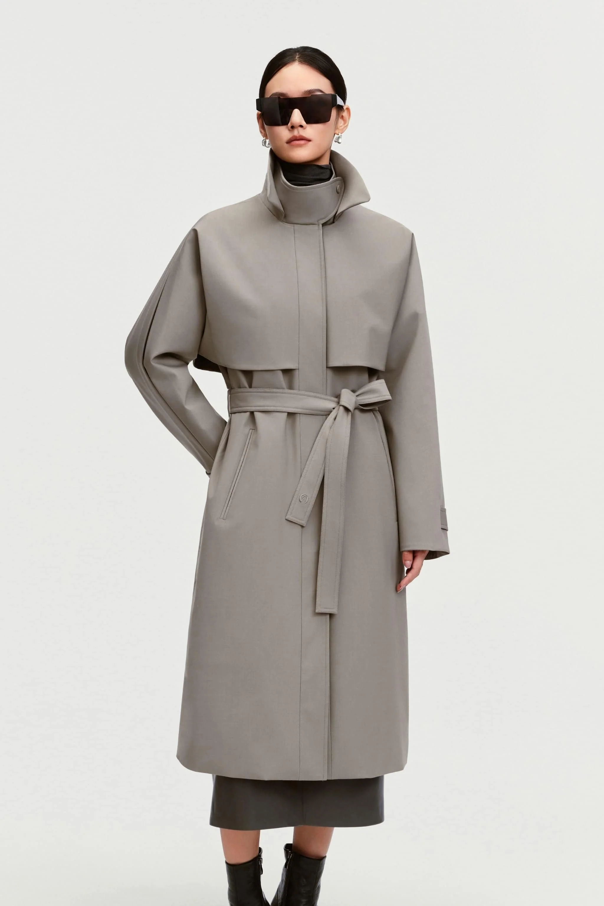 Women's Full Length Goose Down Trench 212