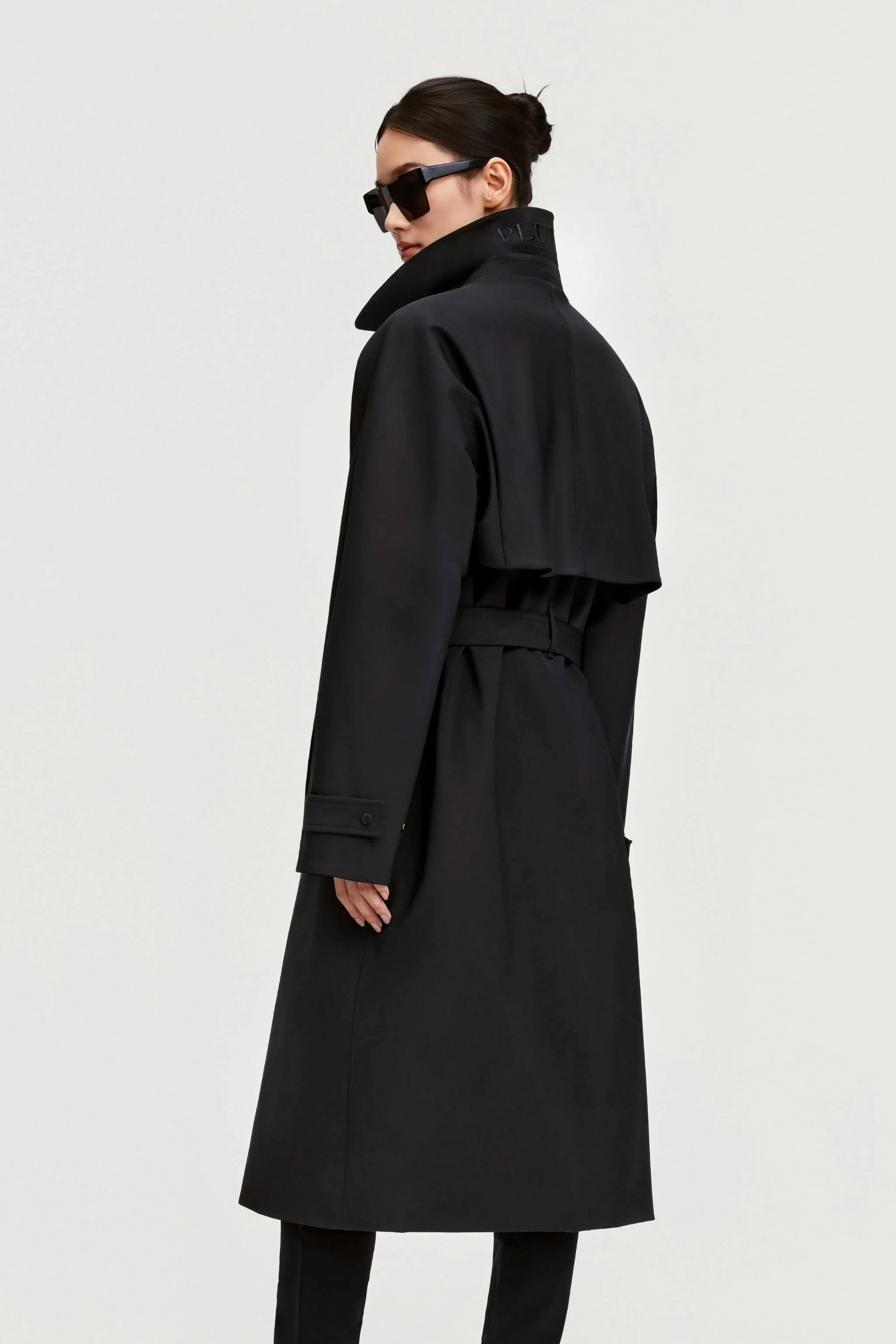 Women's Full Length Goose Down Trench 212 - Image 16
