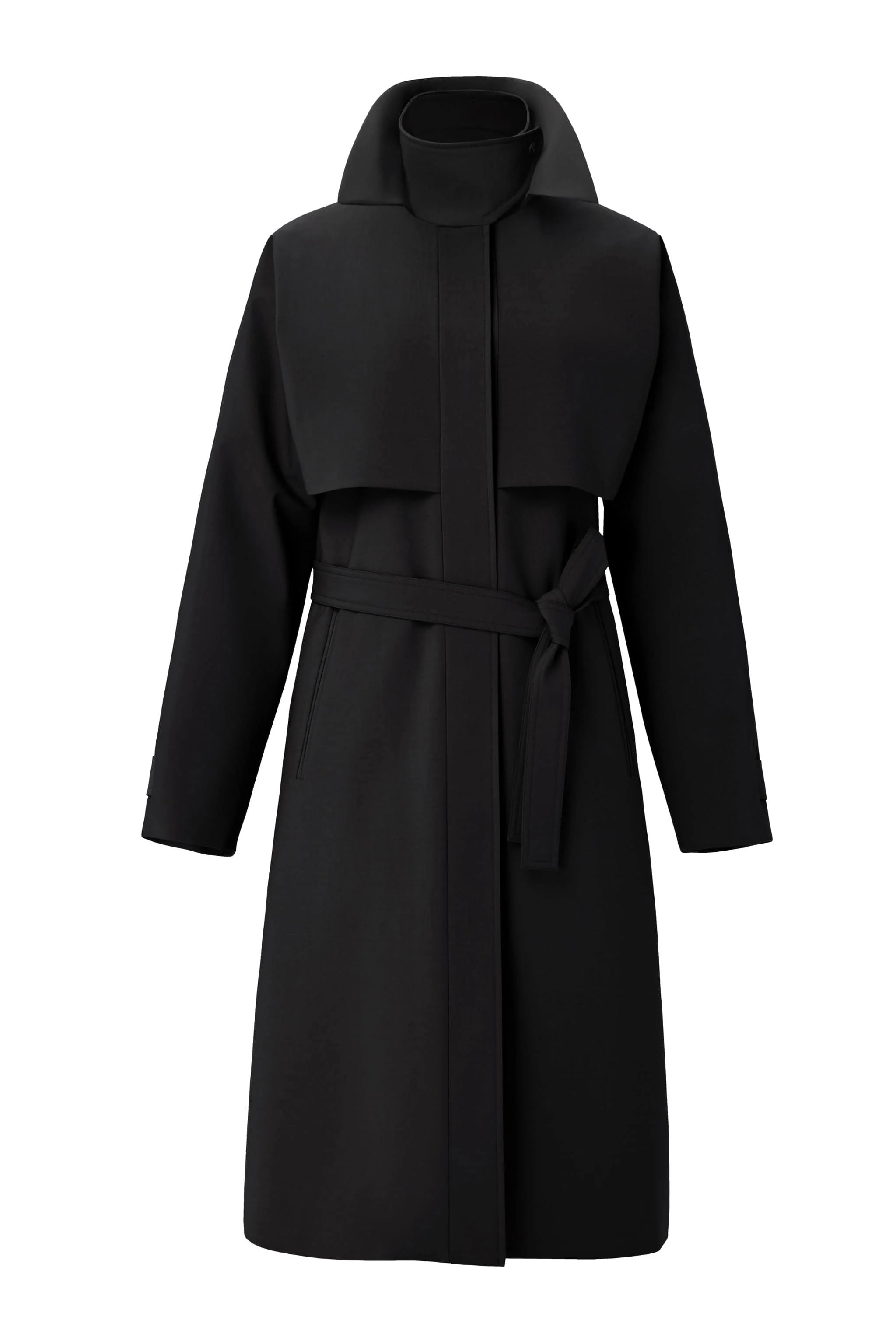 Women's Full Length Goose Down Trench 212 - Image 19