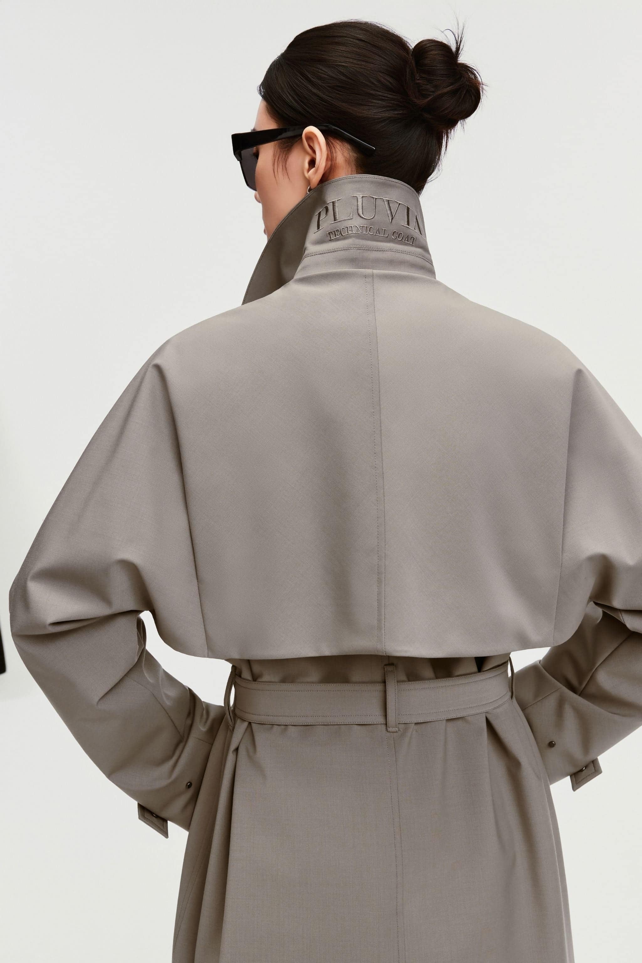 Women's Full Length Goose Down Trench 212 - Image 4