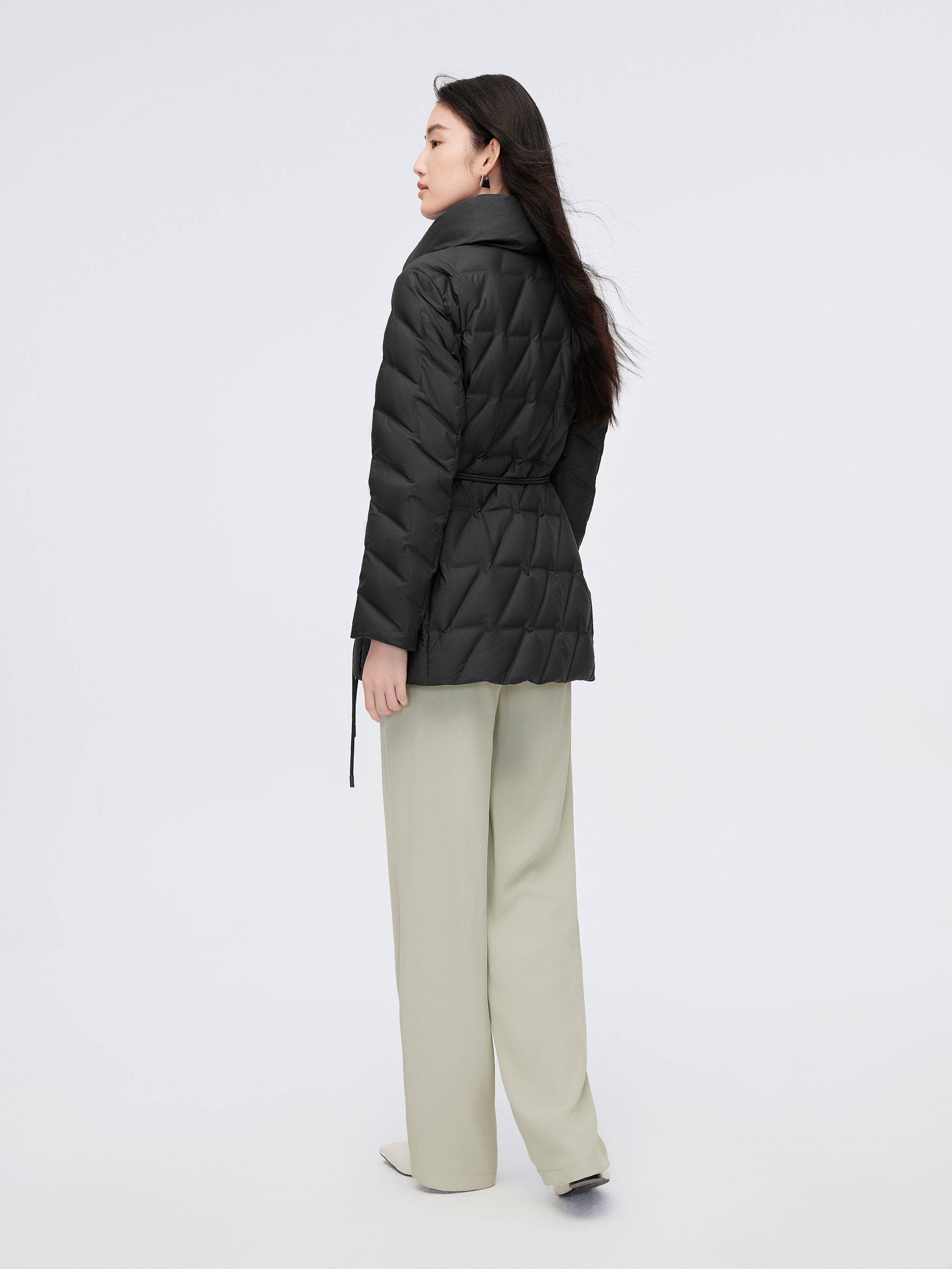 Women's Goose Down Coat 4142 - Image 12
