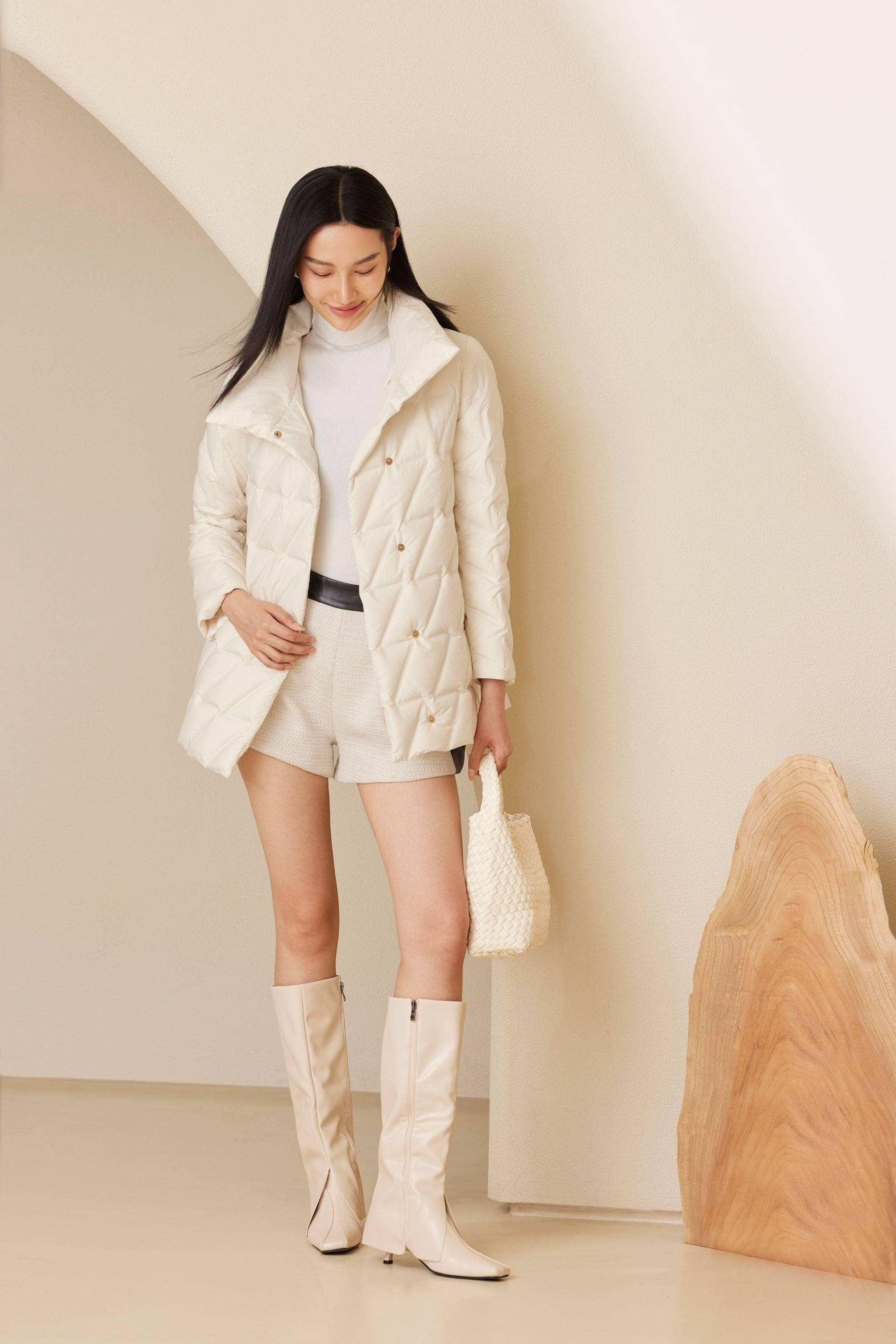 Women's Goose Down Coat 4142 - Image 16