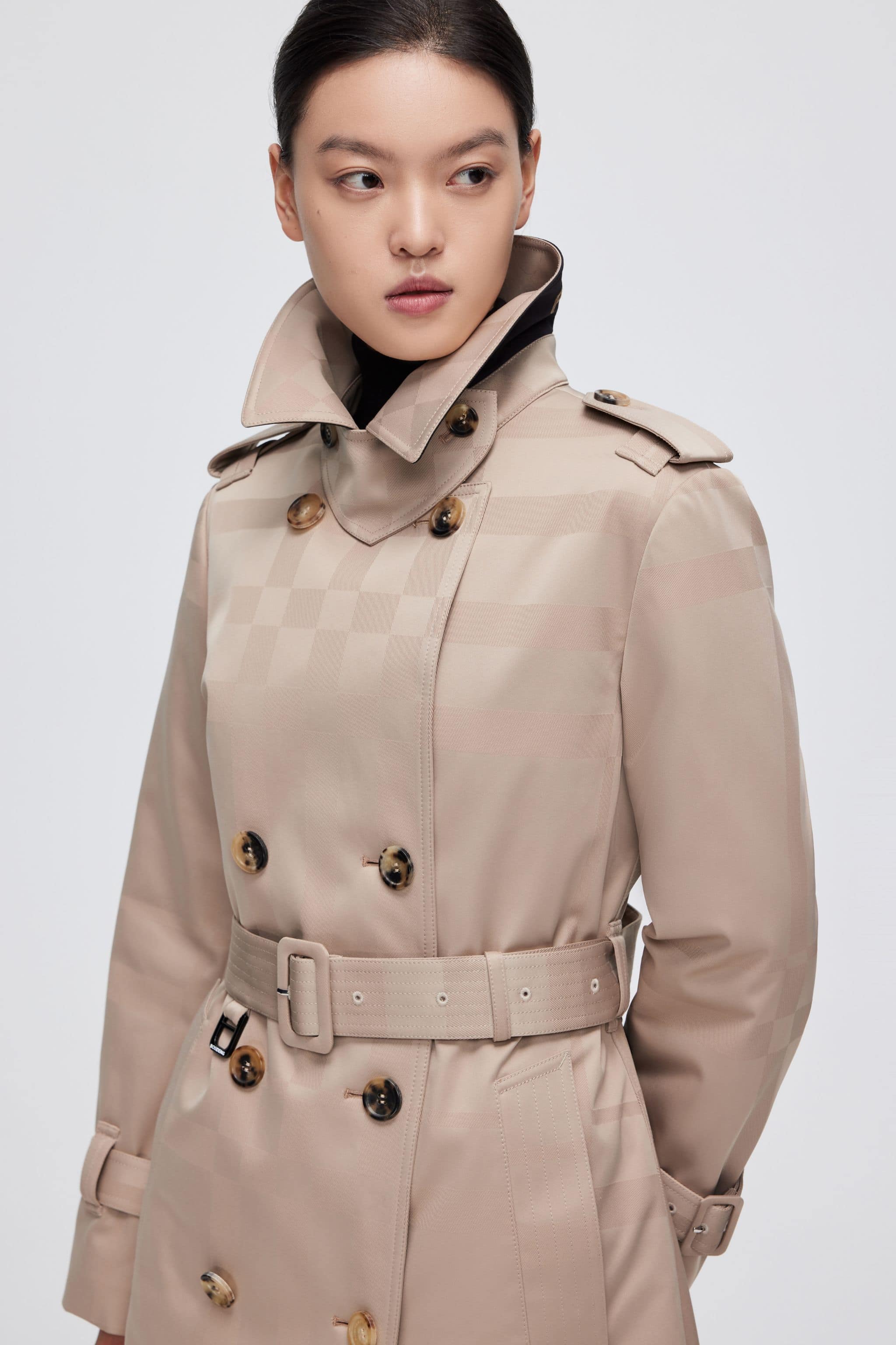 Premium Women's Goose Down Full Length Trench - Image 16