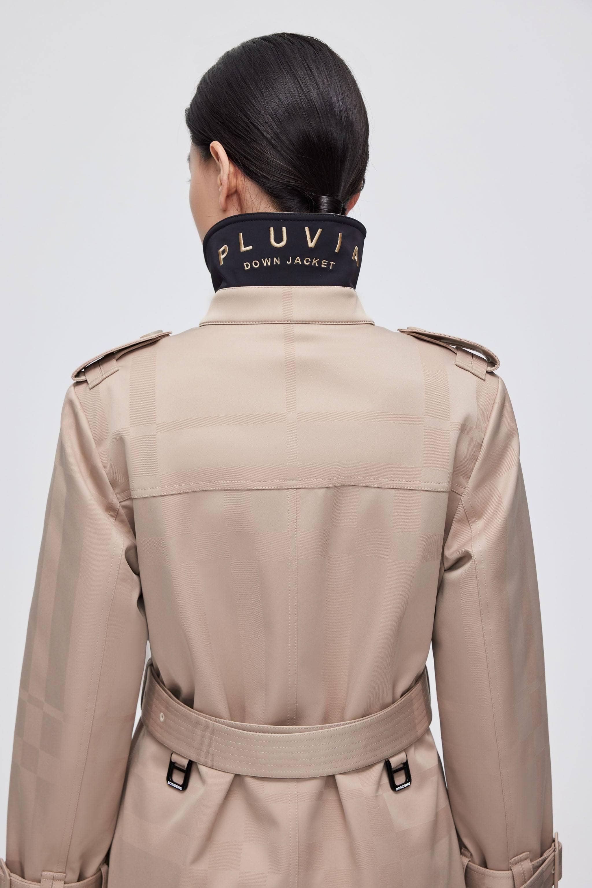 Premium Women's Goose Down Full Length Trench - Image 17