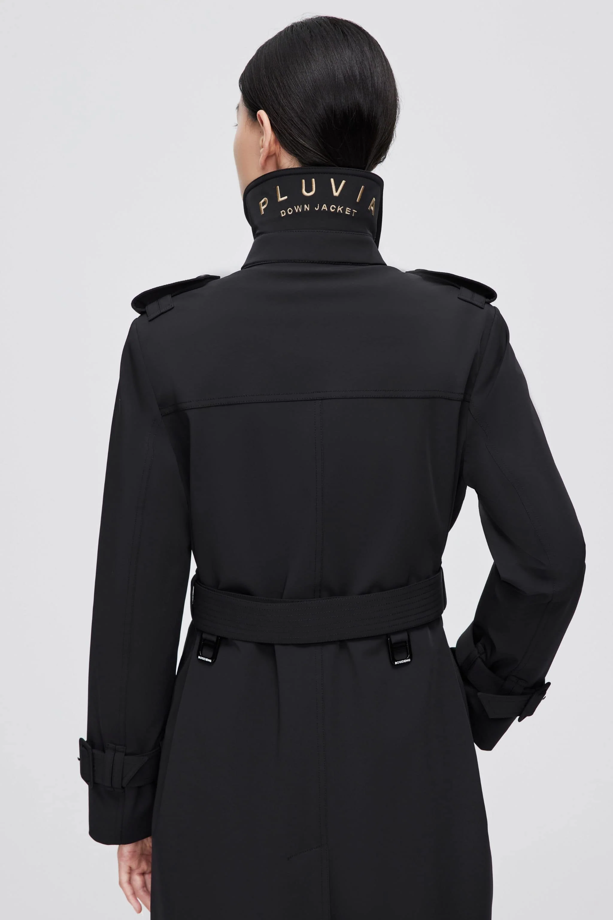 Premium Women's Goose Down Full Length Trench - Image 4