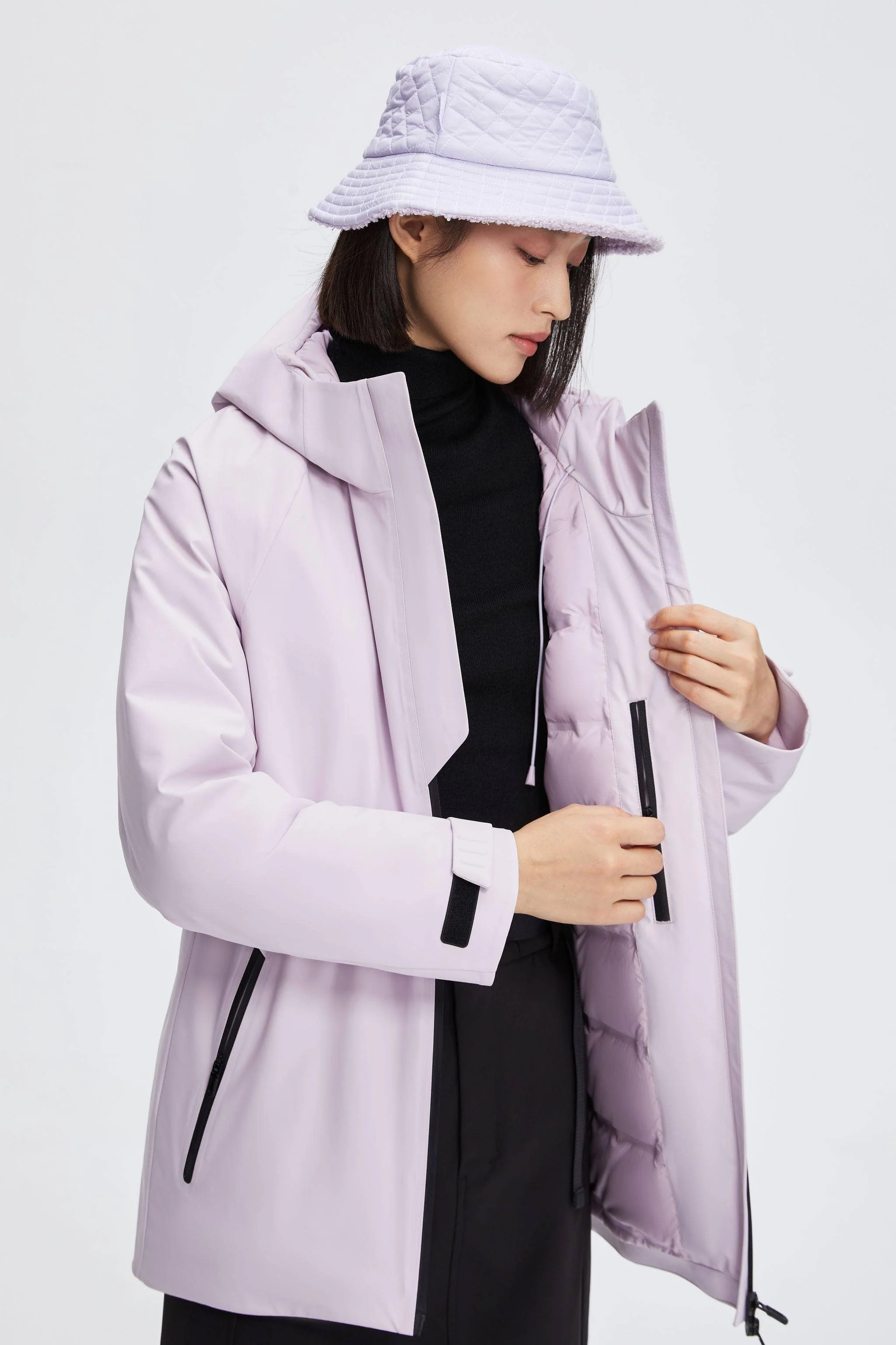 Women's Goose Down Hoody Windstopper 2406 - Image 11