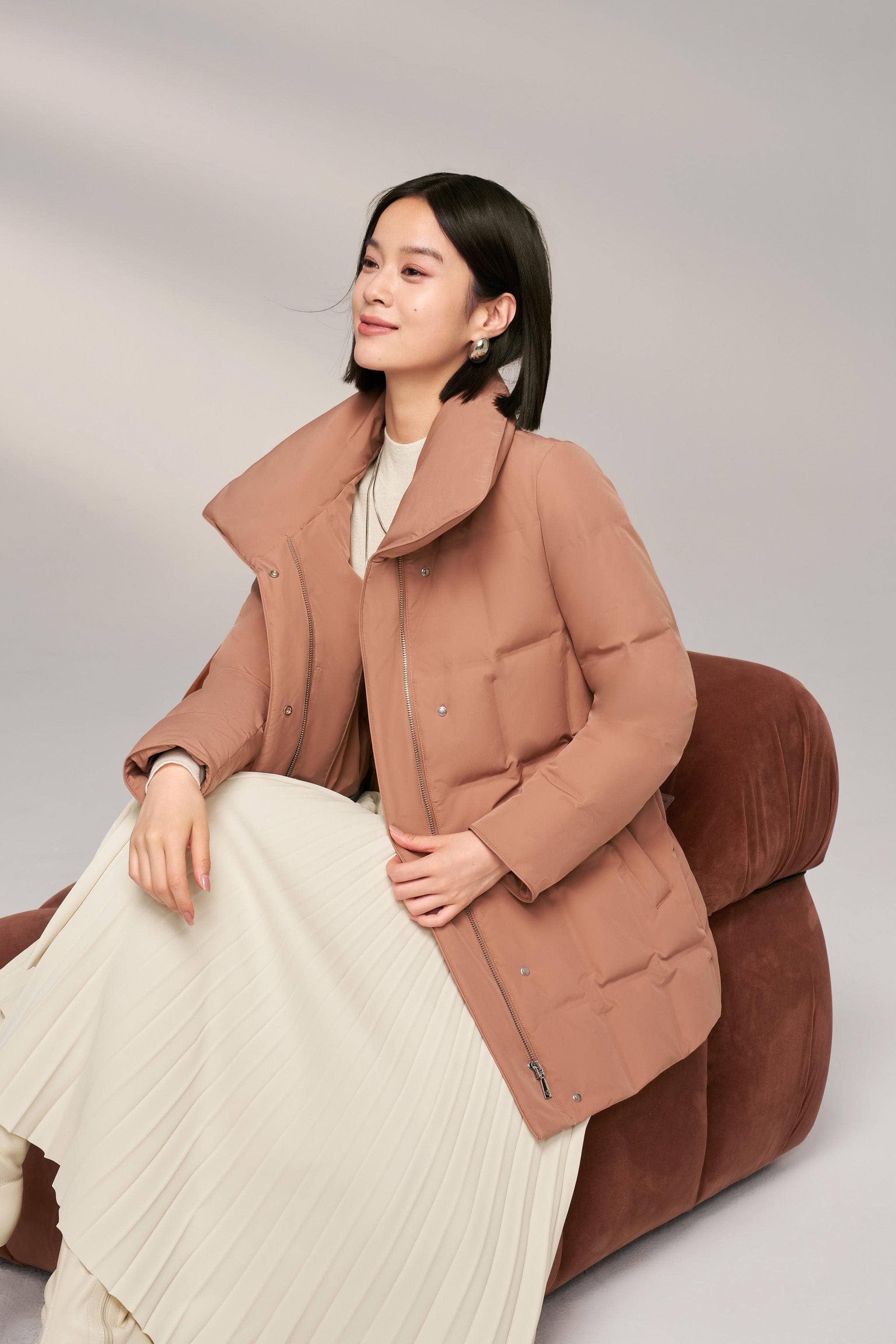 Women's Goose Down Jacket 4148 - Image 3