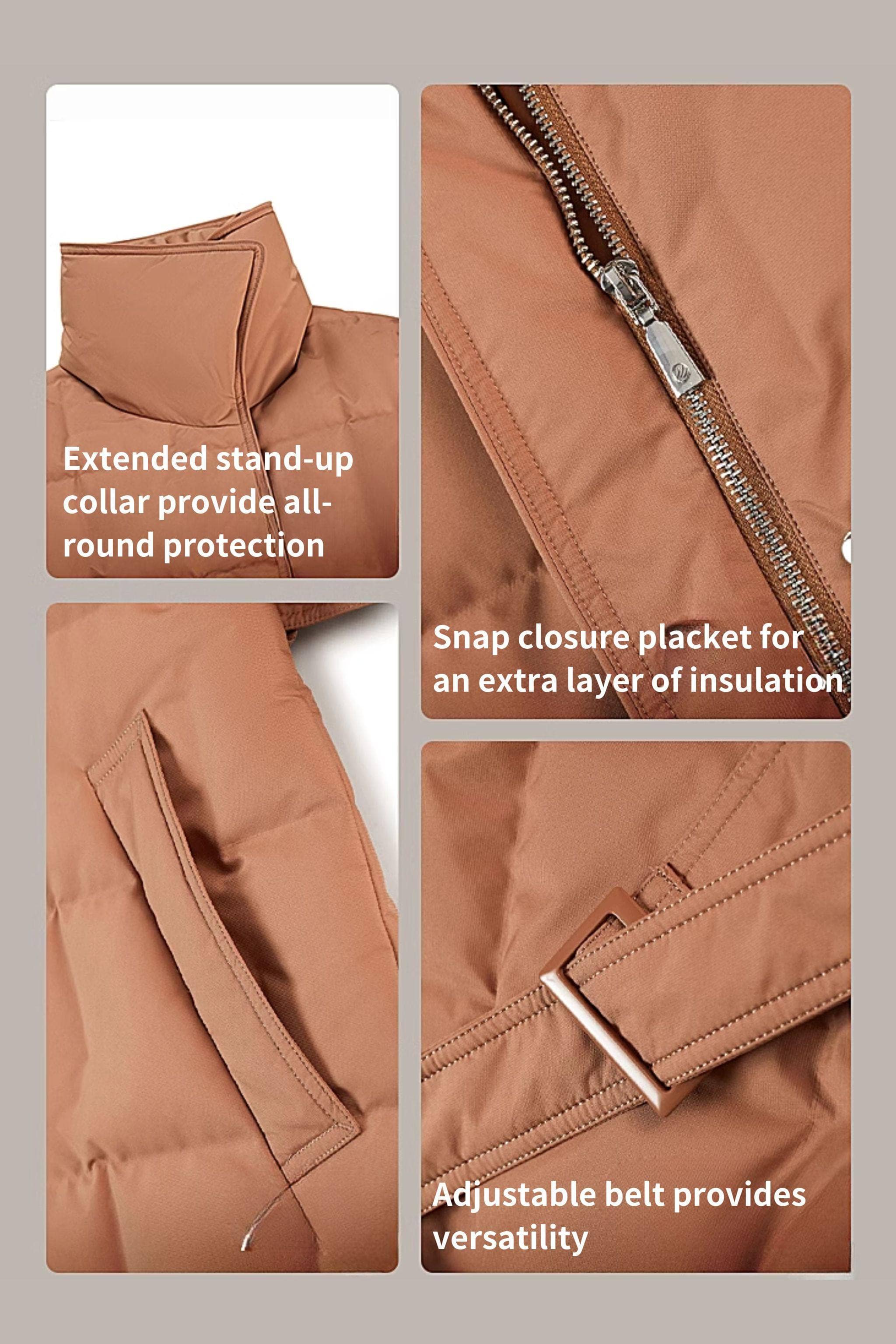 Women's Goose Down Jacket 4148 - Image 7