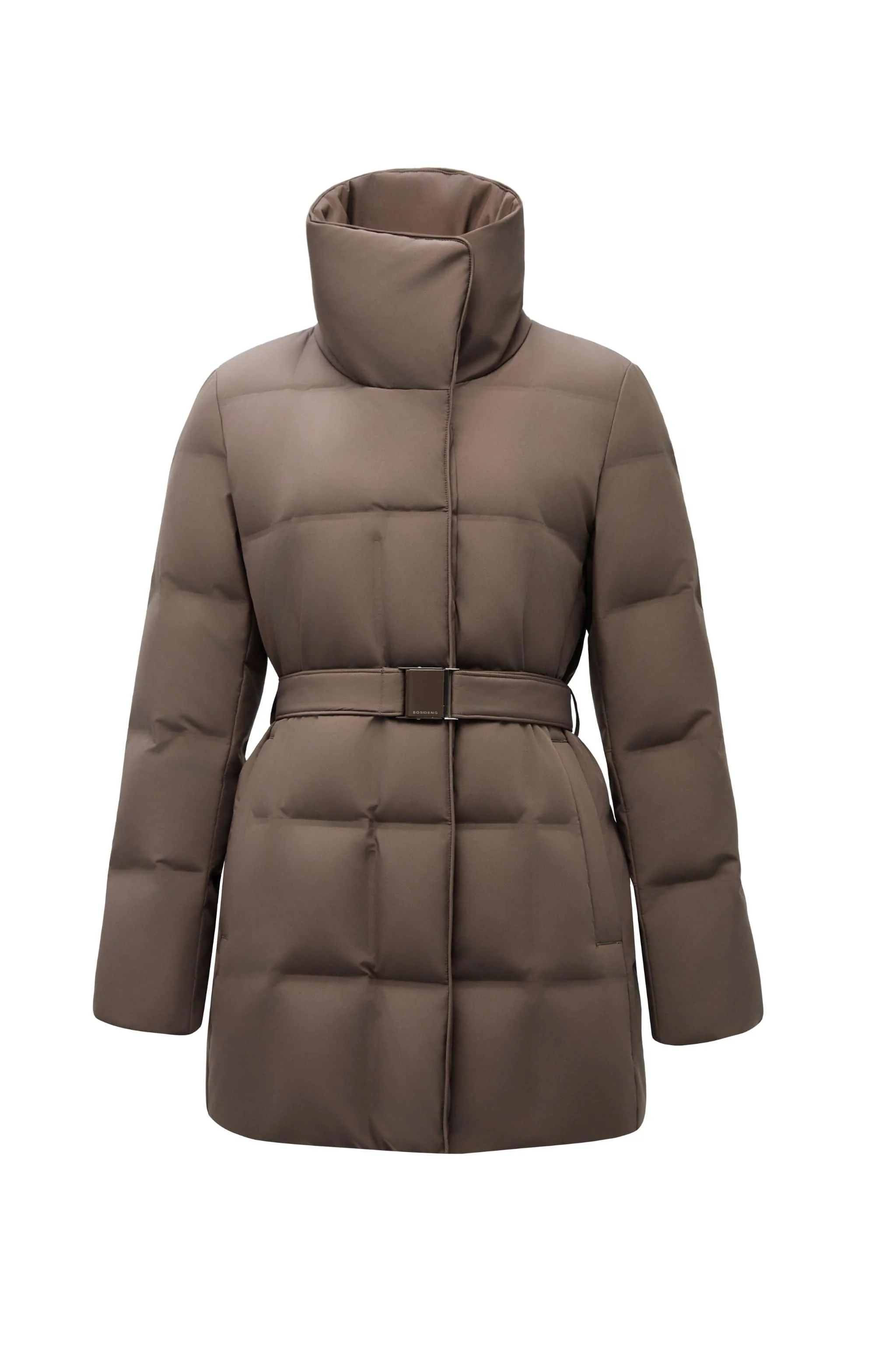 Women's Goose Down Jacket With Belt 148 - Image 25