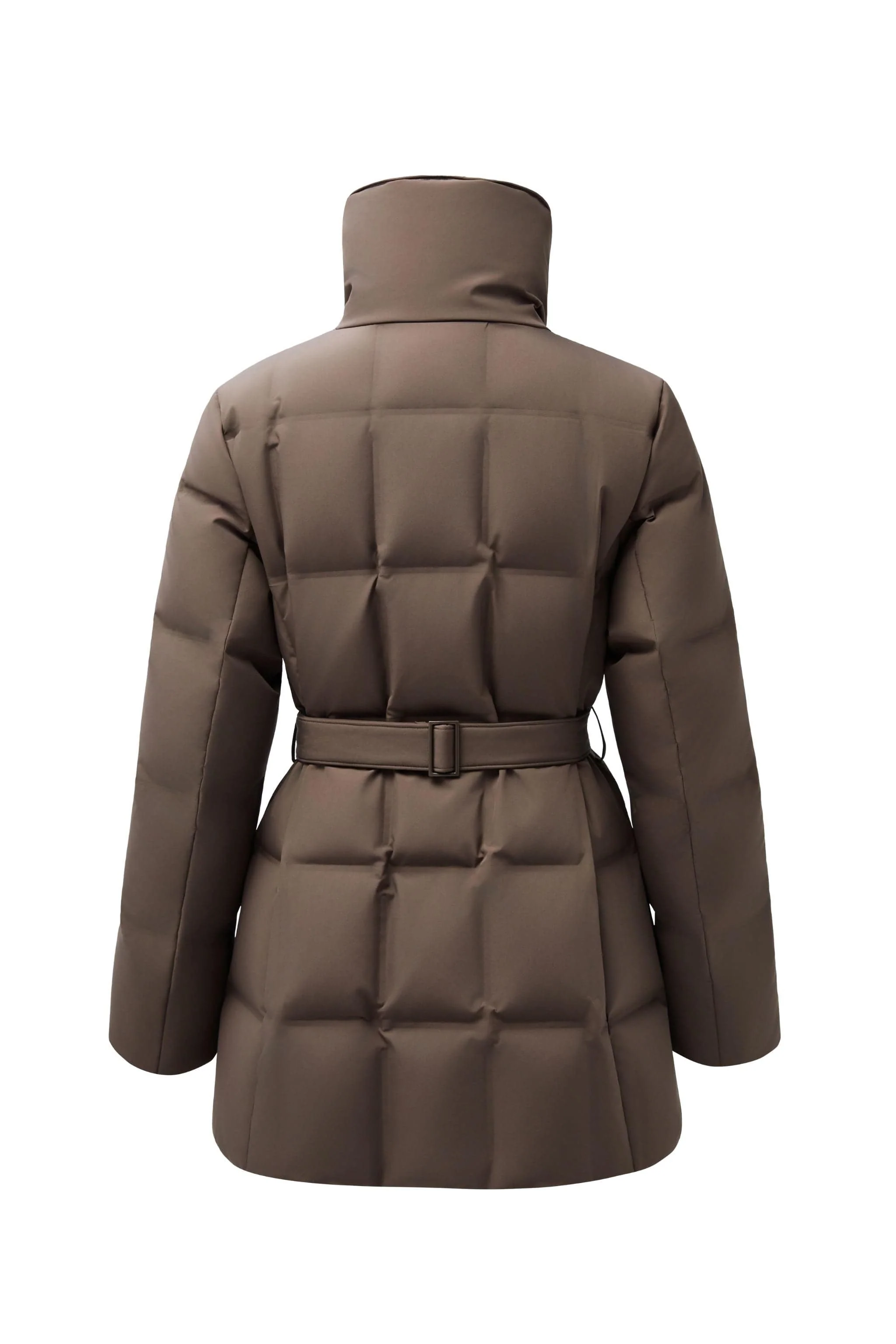 Women's Goose Down Jacket With Belt 148 - Image 26
