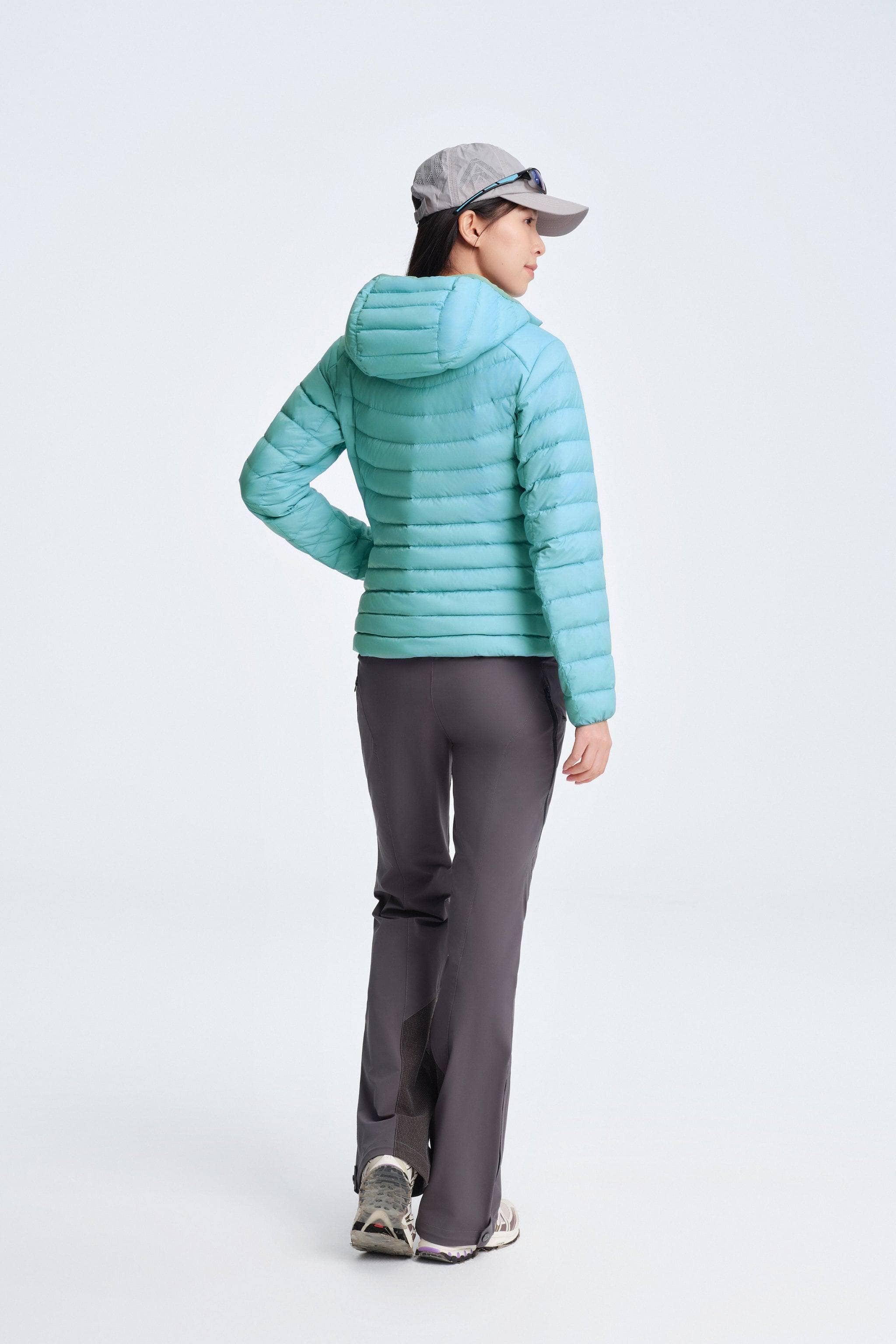 Women's Goose Down Jacket With Hood 1048 - Image 16