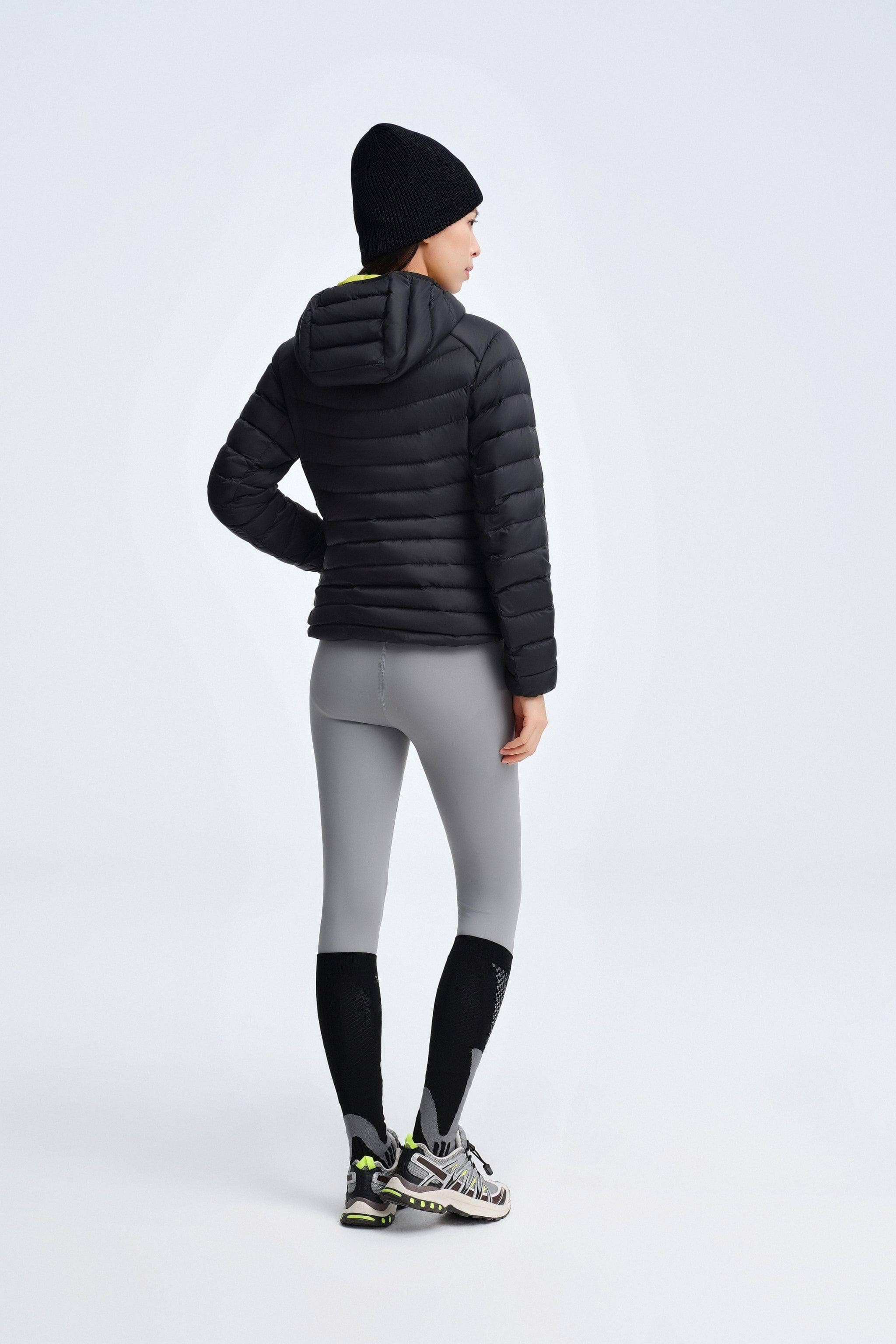 Women's Goose Down Jacket With Hood 1048 - Image 4