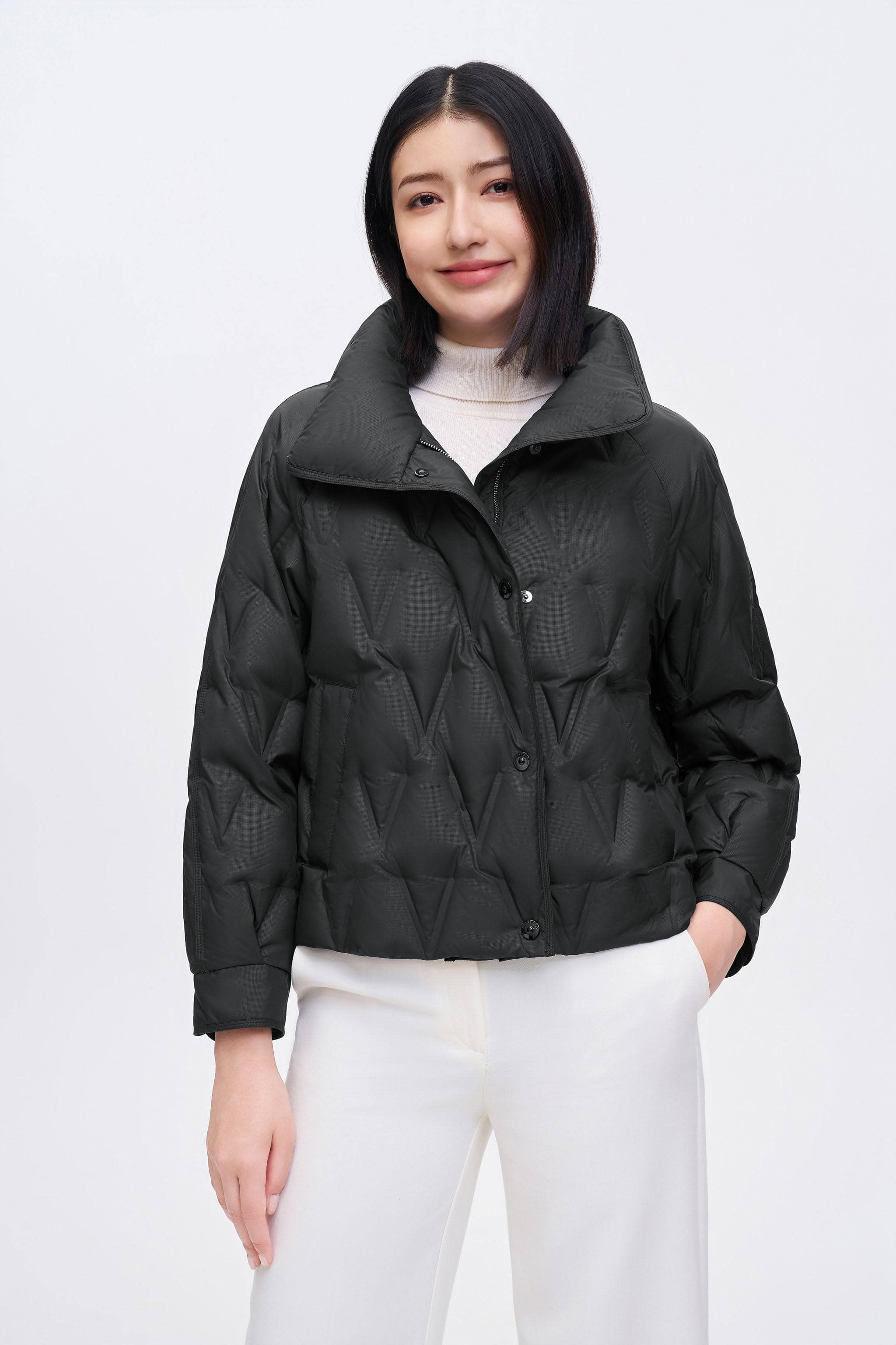 Women's Goose Down Quilting Jacket - Image 16