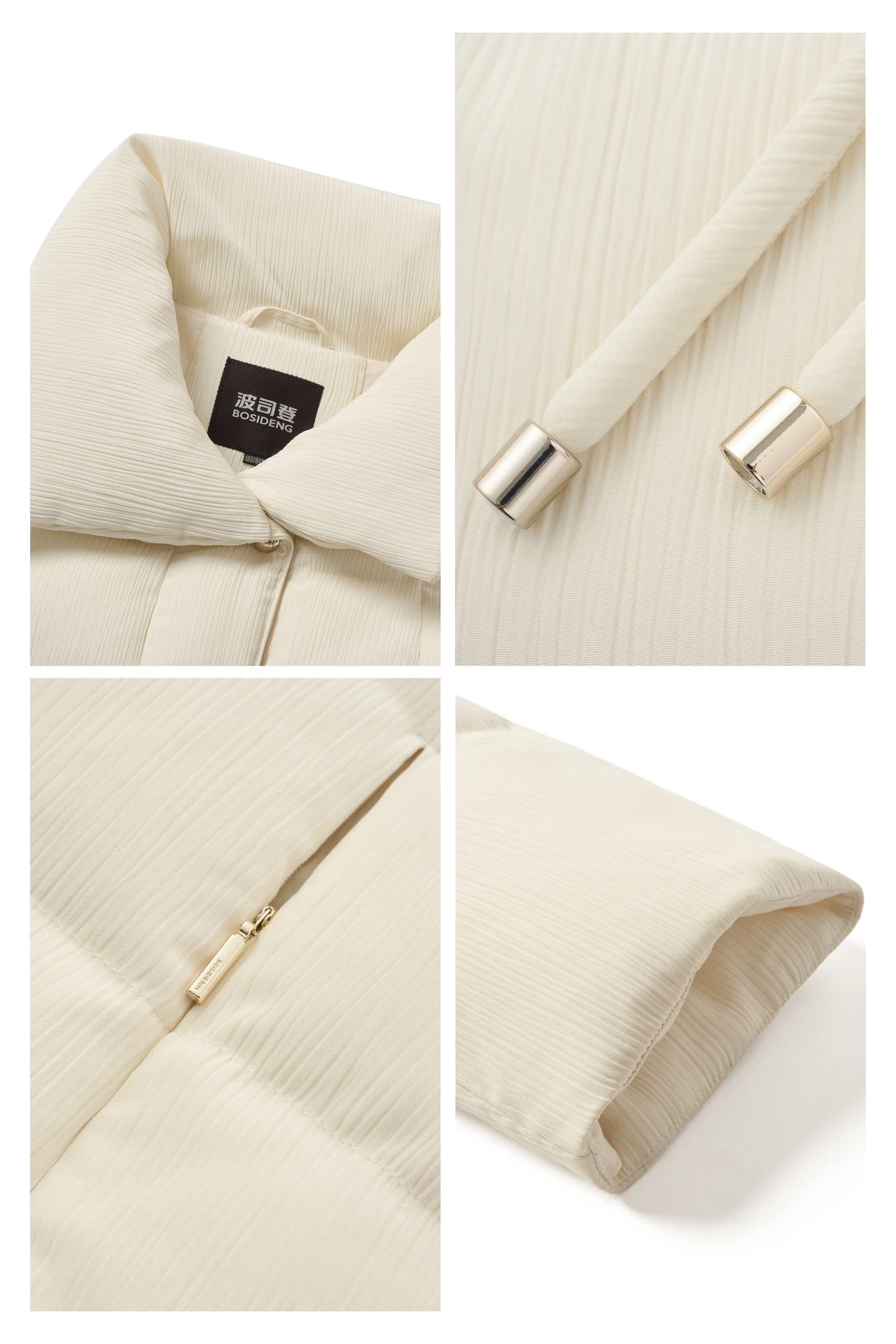 Women's Goose Down Trench 4314 - Image 8