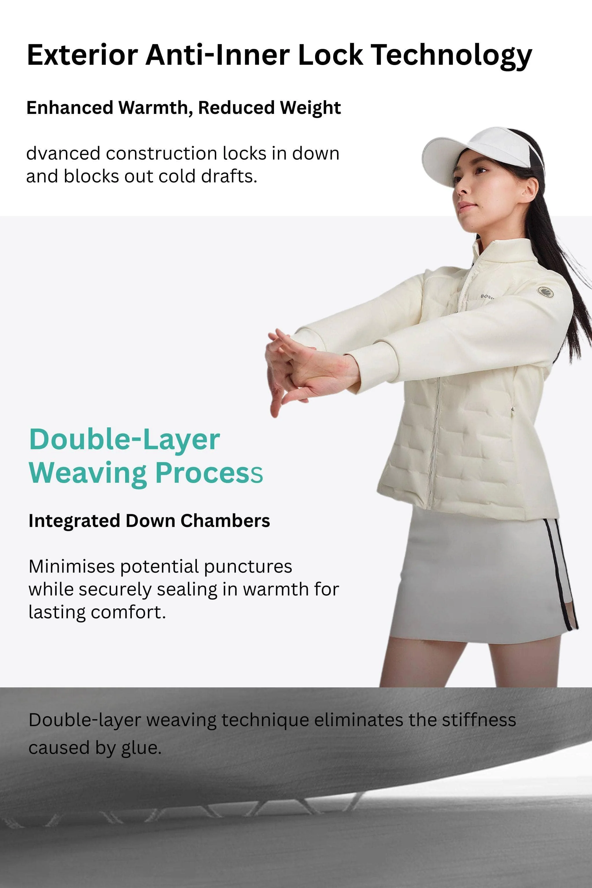 Women's Goose Down Weightless Jacket 6706 - Image 7