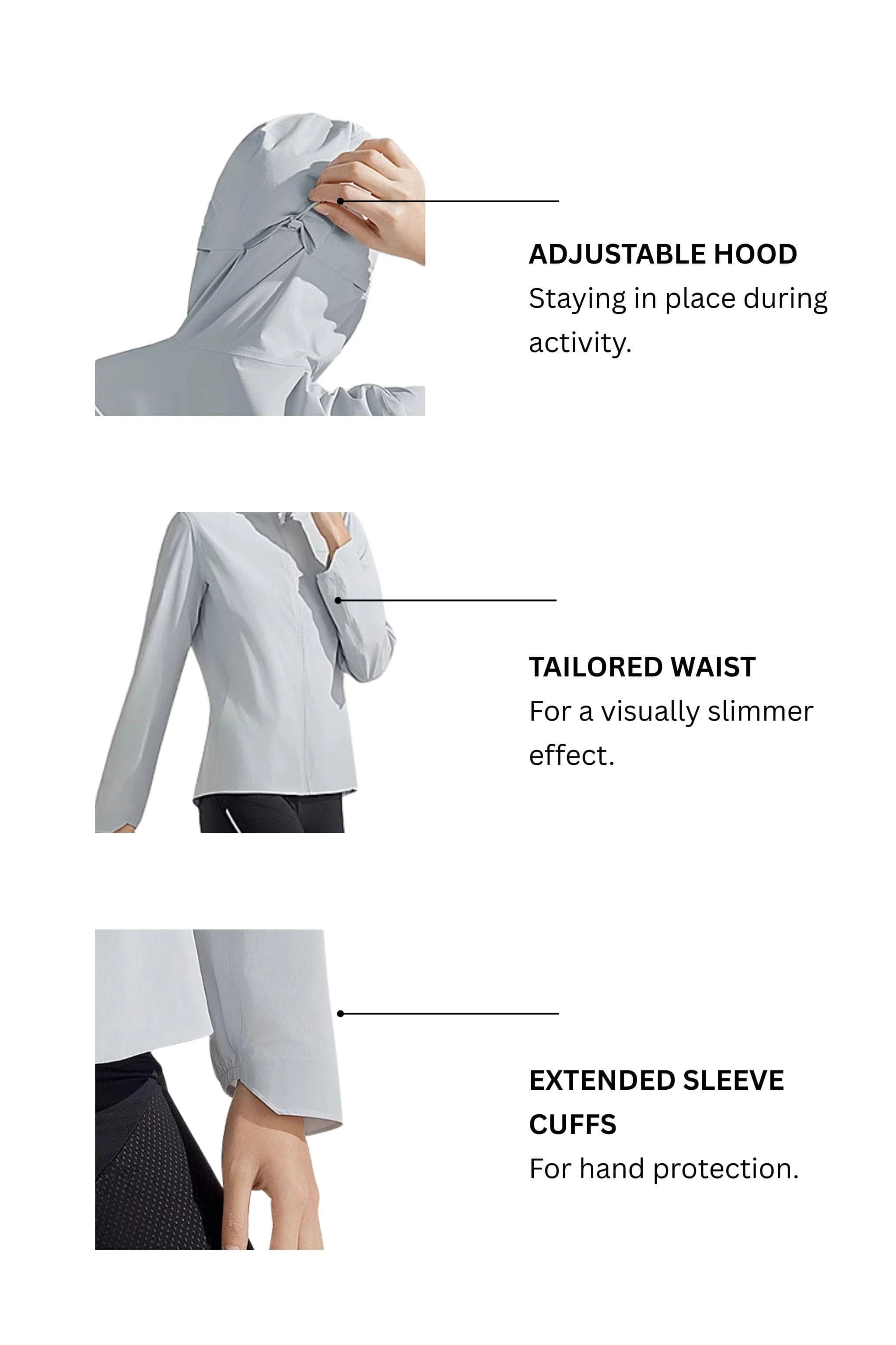 Women's Hi-Tech UPF Jacket 2186 - Image 11