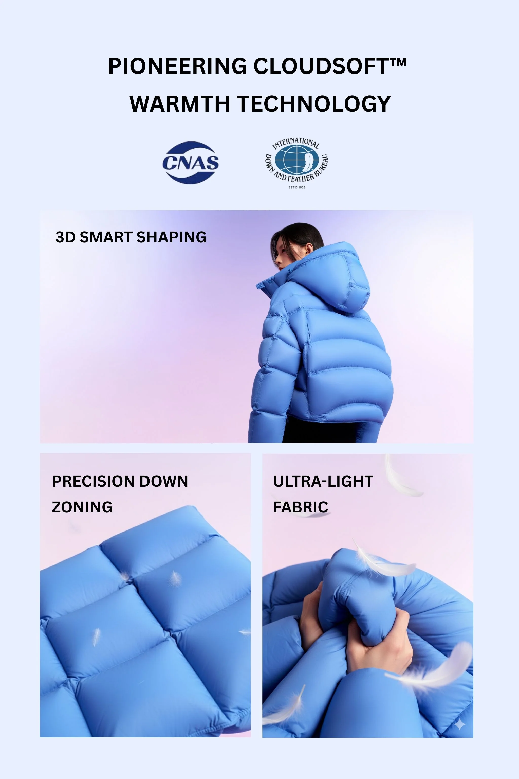 Women's Innovative Down Puffer With Hood 102 - Image 10