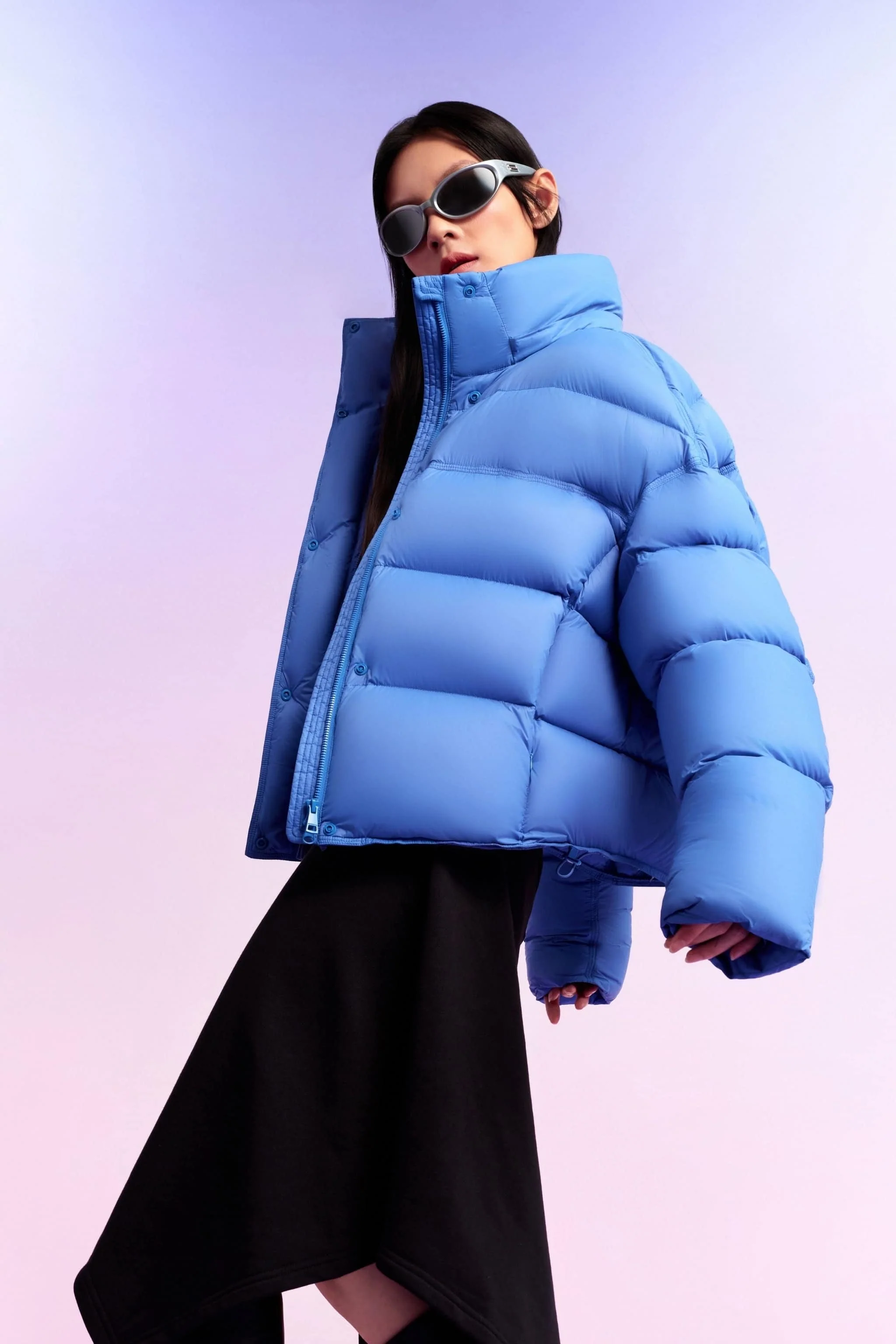 Women's Innovative Down Puffer With Hood 102 - Image 17