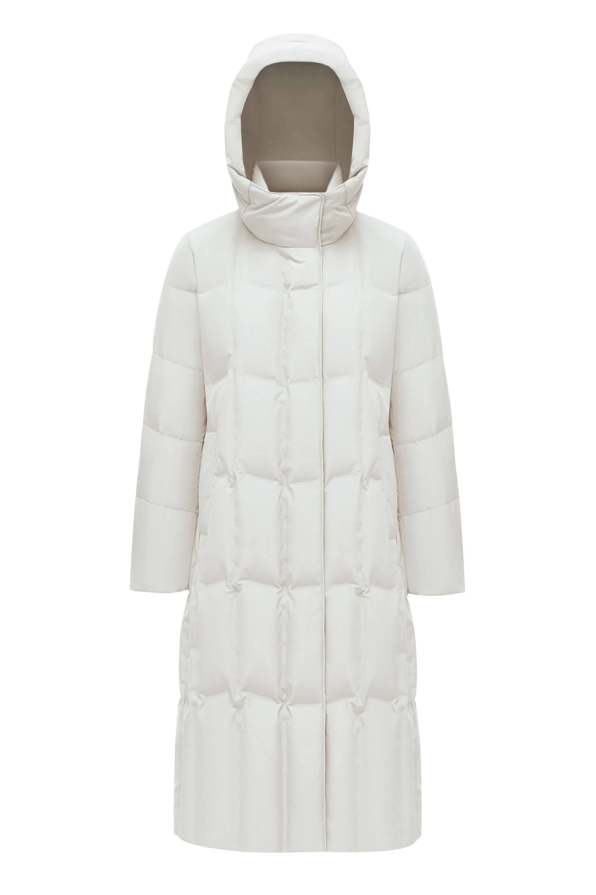 Women's Long Hooded Goose Down Jacket 146 - Image 21