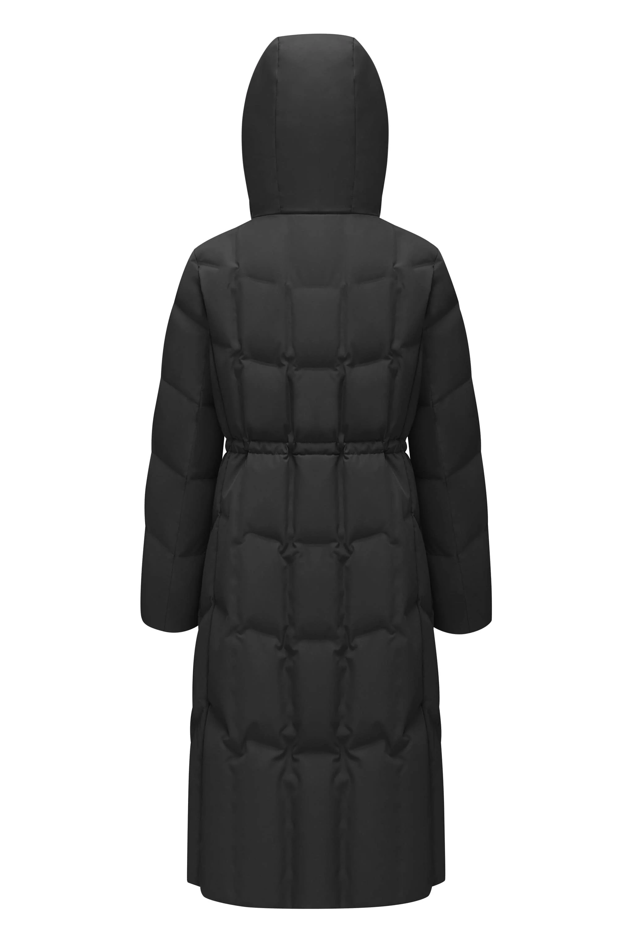 Women's Long Hooded Goose Down Jacket 146 - Image 37