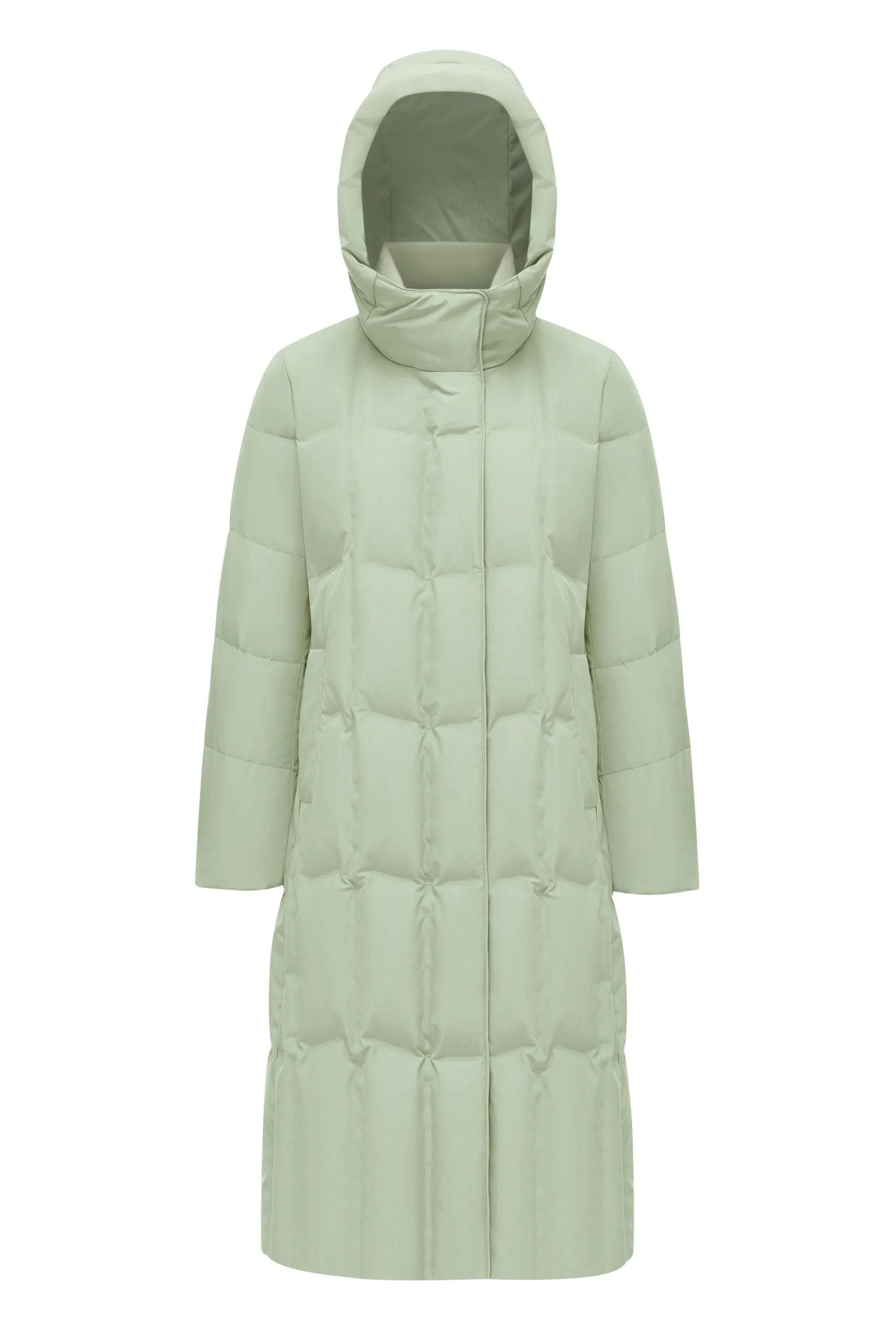 Women's Long Hooded Goose Down Jacket 146 - Image 43