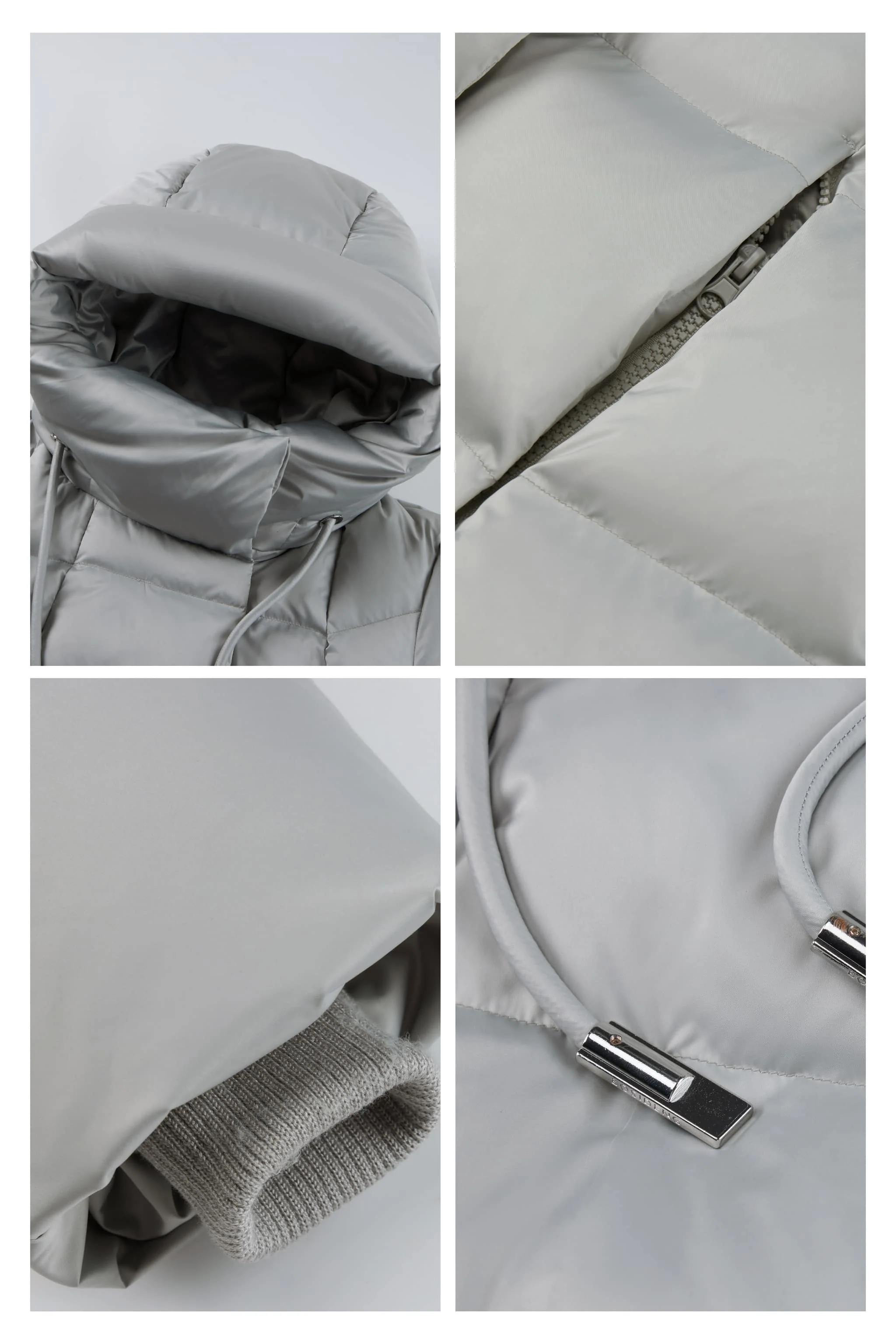 Women's Long Length Down Coat 5184 - Image 5