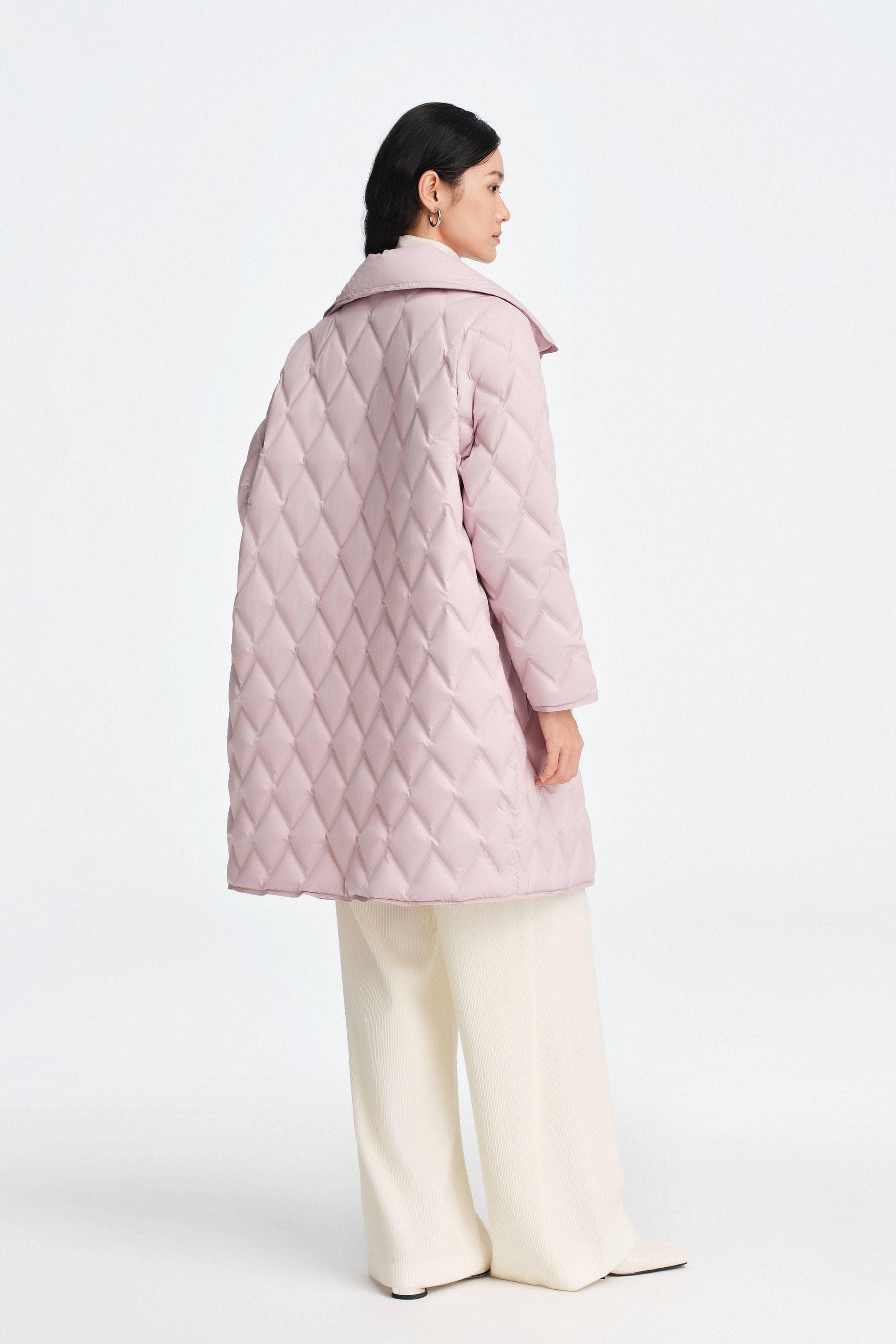 Women's Mid Length Goose Down Business Jacket - Image 29