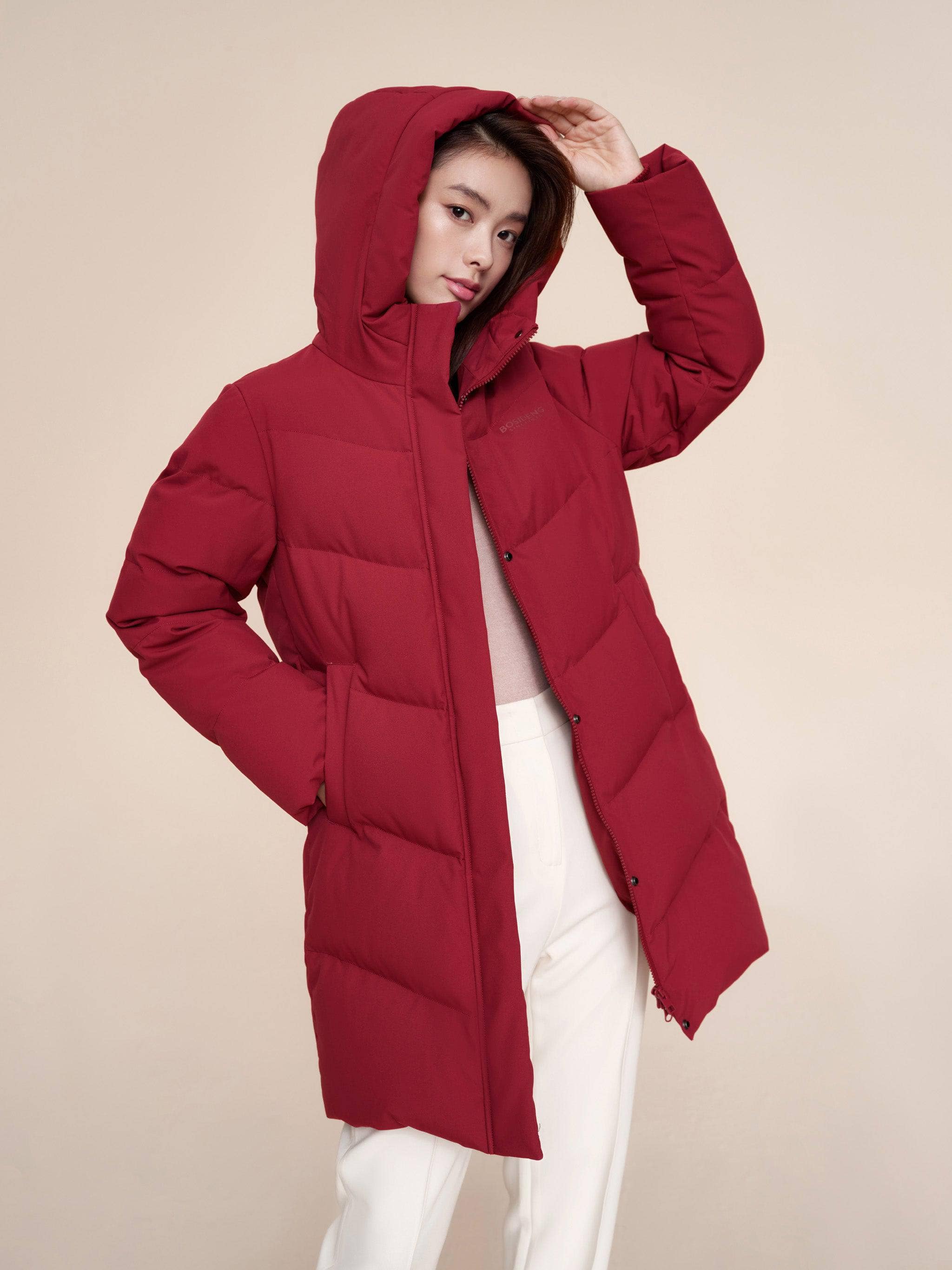 Women's Middle Length Down Coat 5124 - Image 2