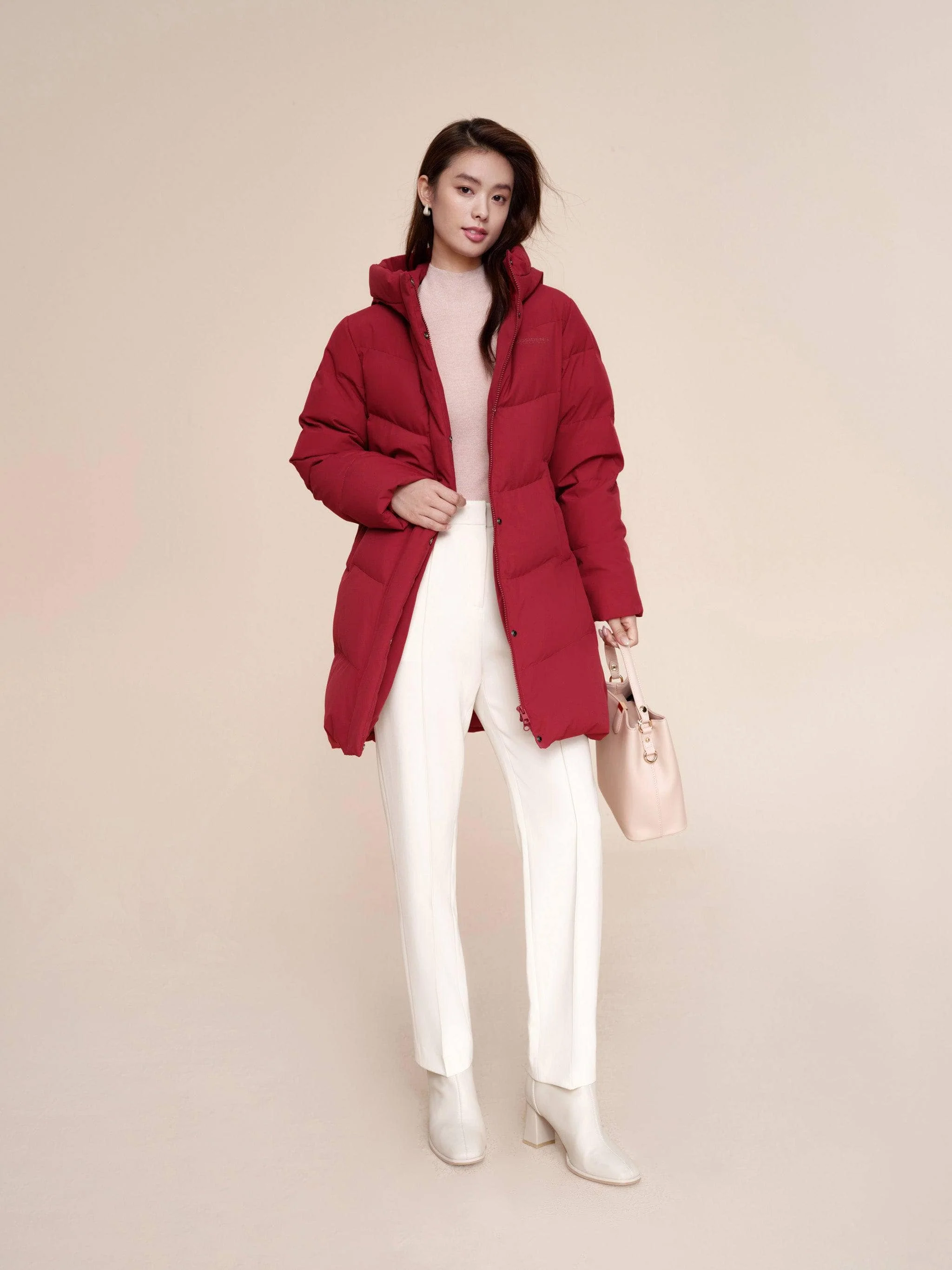 Women's Middle Length Down Coat 5124 - Image 3
